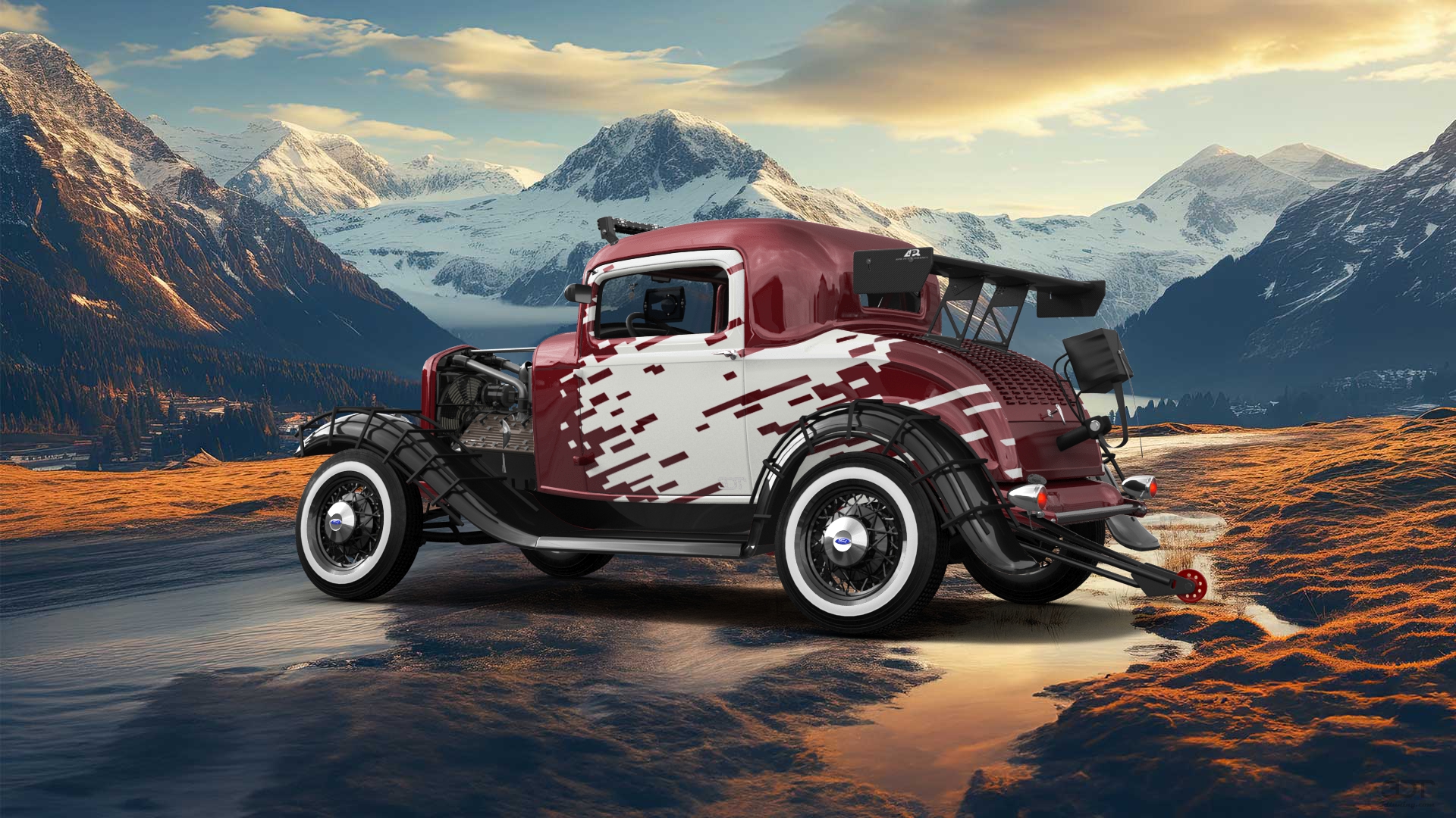 Ford Model B Deluxe 2 Door Coupe 1932 tuning