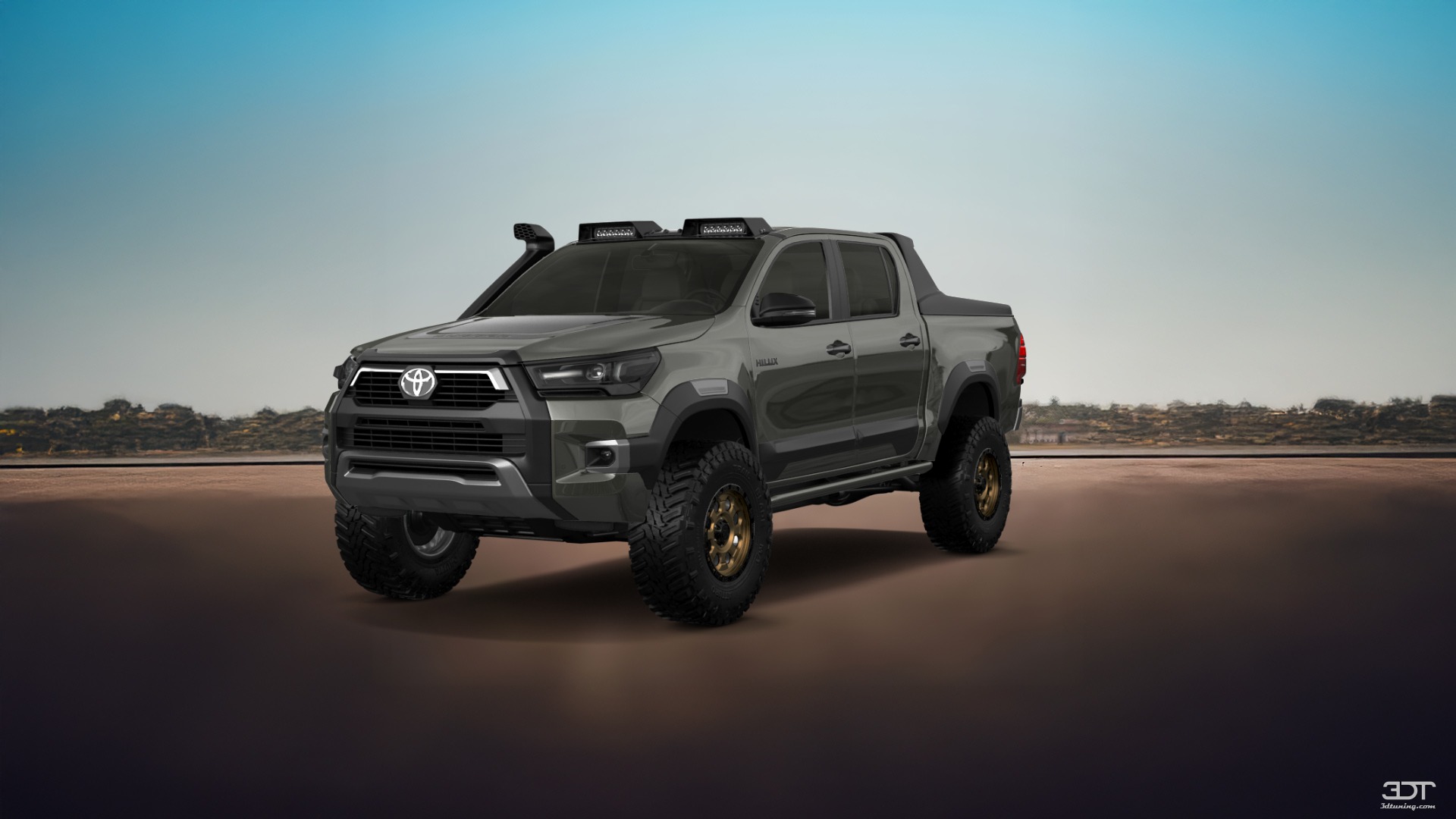 Toyota Hilux Double Cab 4 Door pickup truck 2015 tuning
