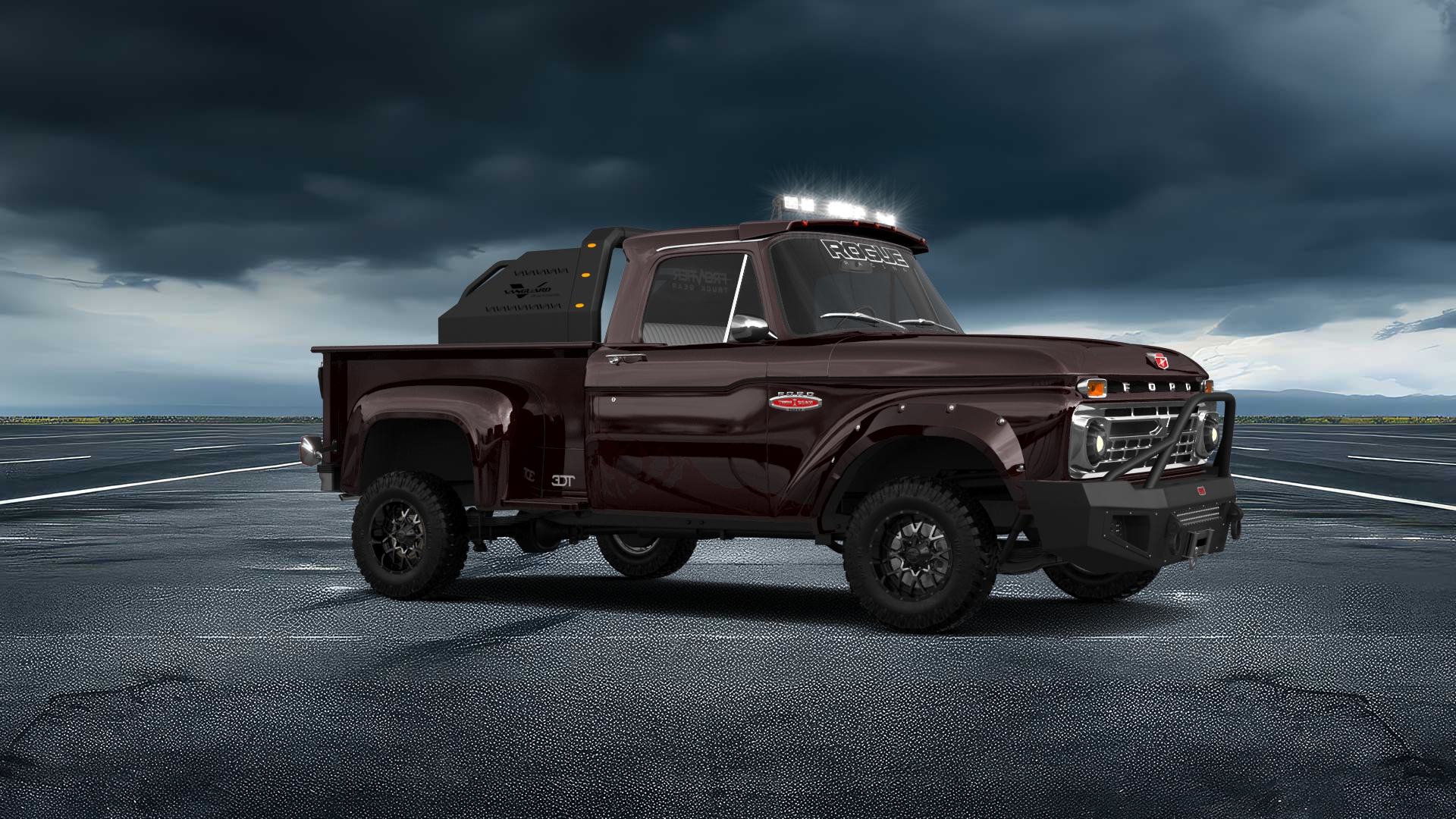 Ford F-100 Flareside 2 Door pickup truck 1961