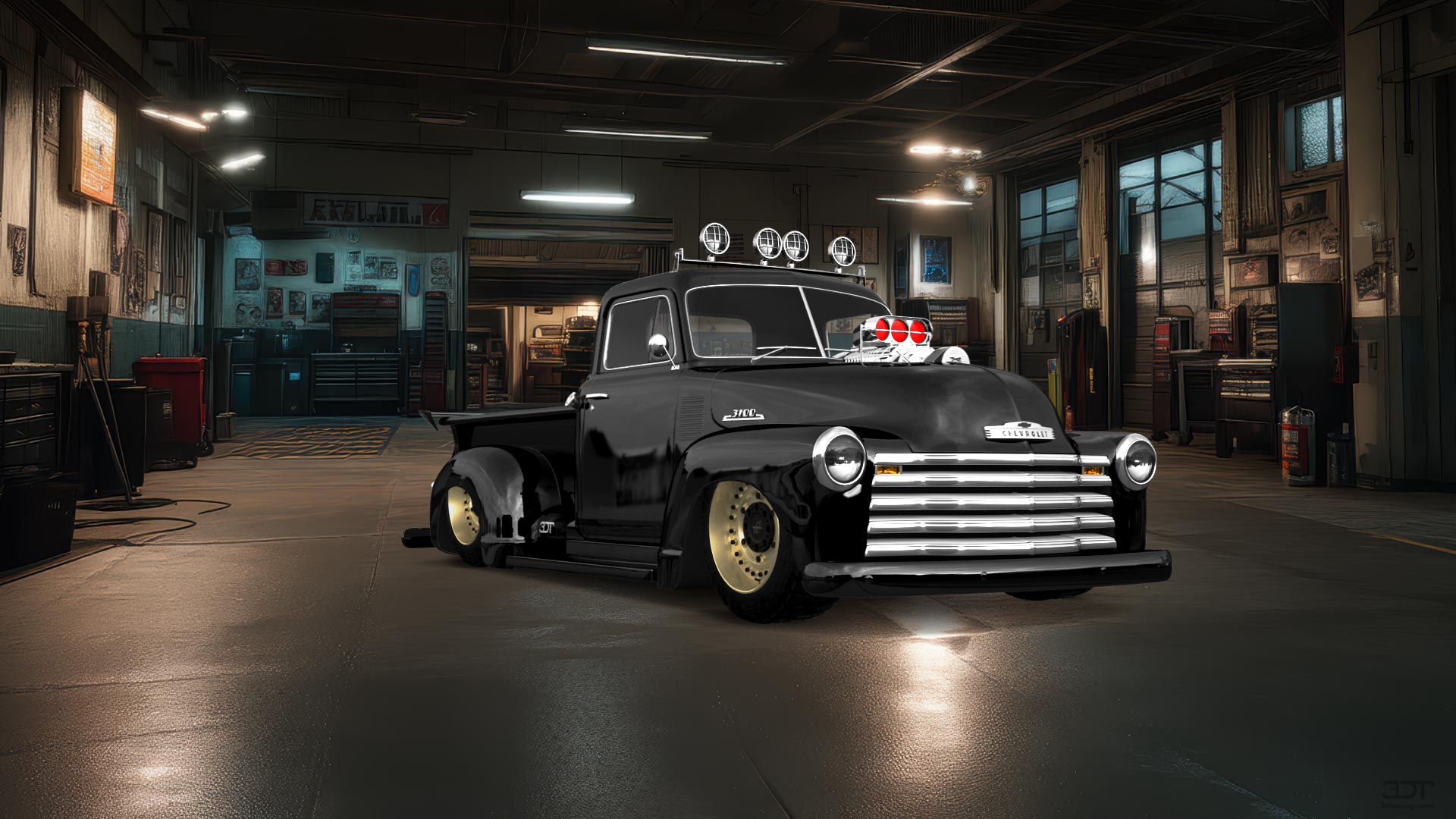 Chevrolet 3100 2 Door pickup truck 1950 tuning