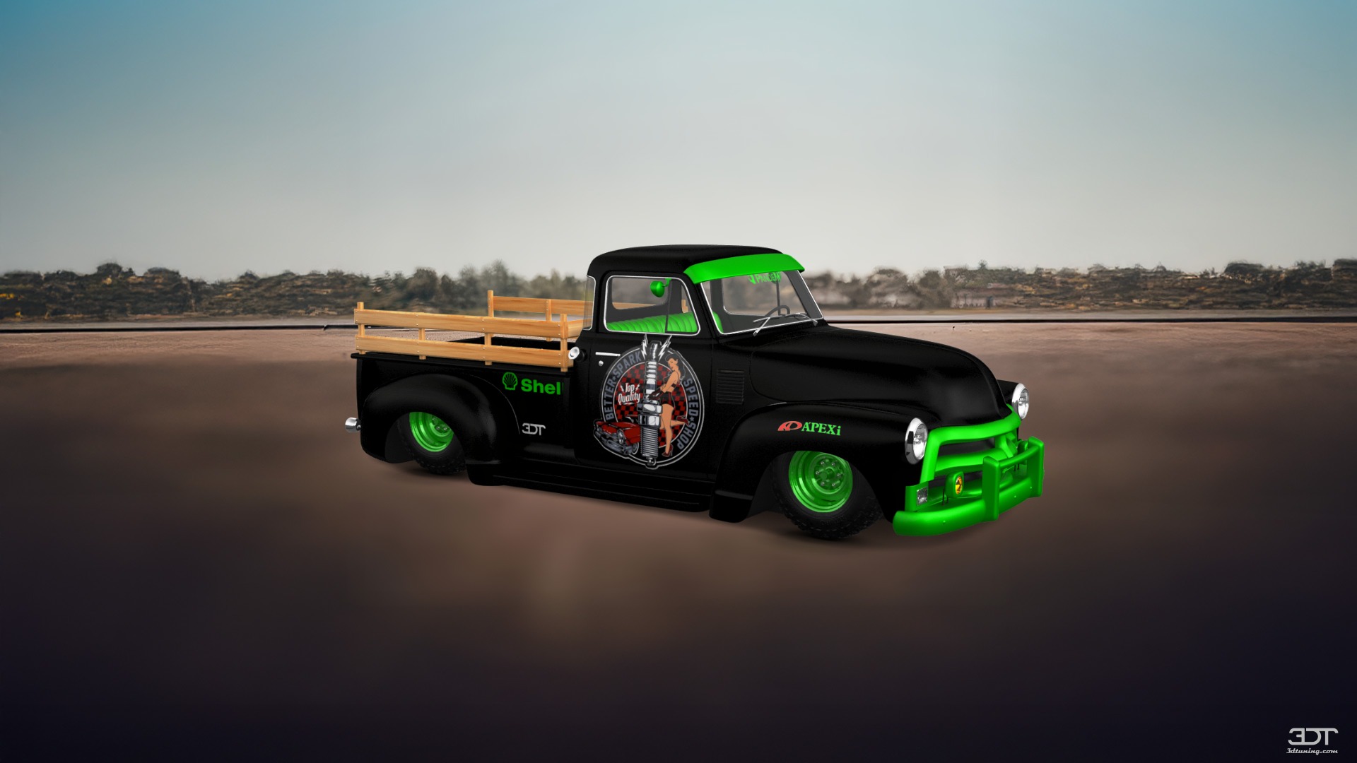 Chevrolet 3100 2 Door pickup truck 1954 tuning