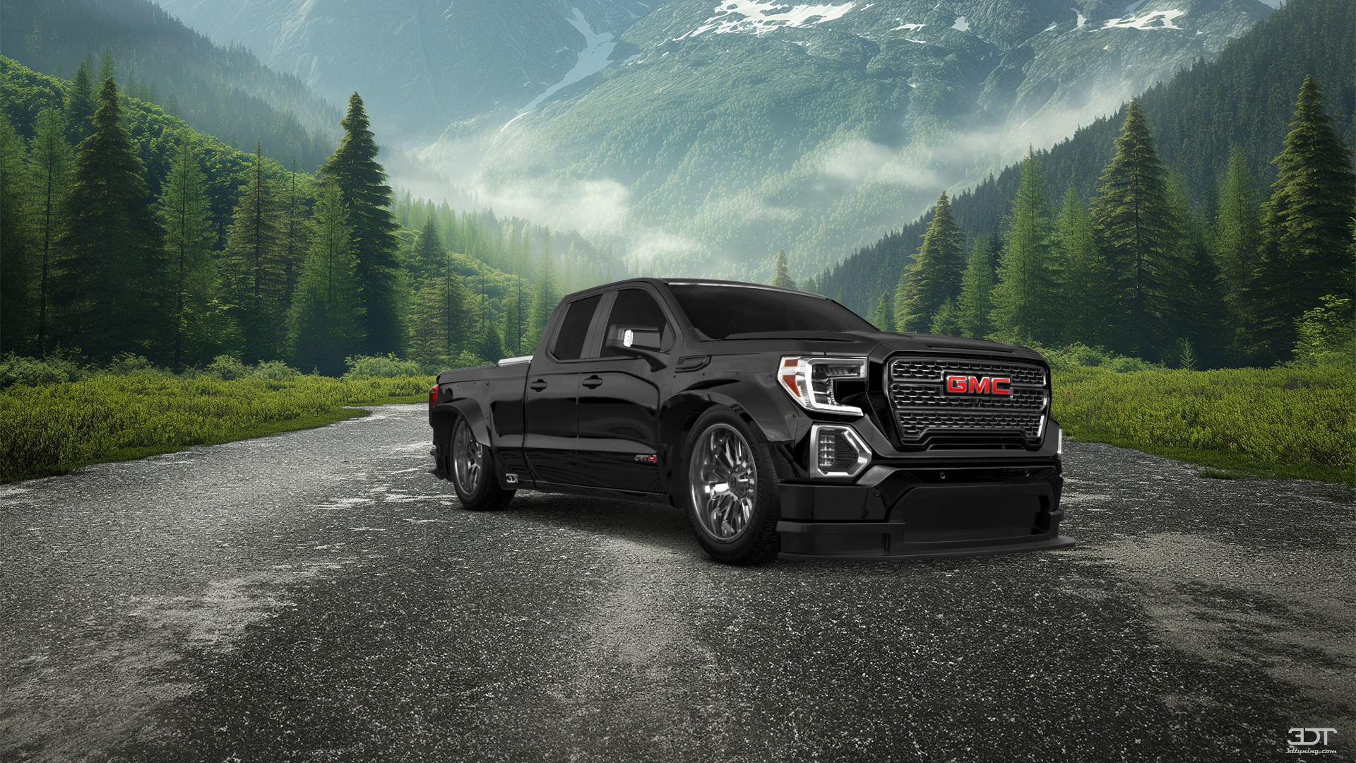 GMC Sierra 1500 4 Door pickup truck 2019 tuning