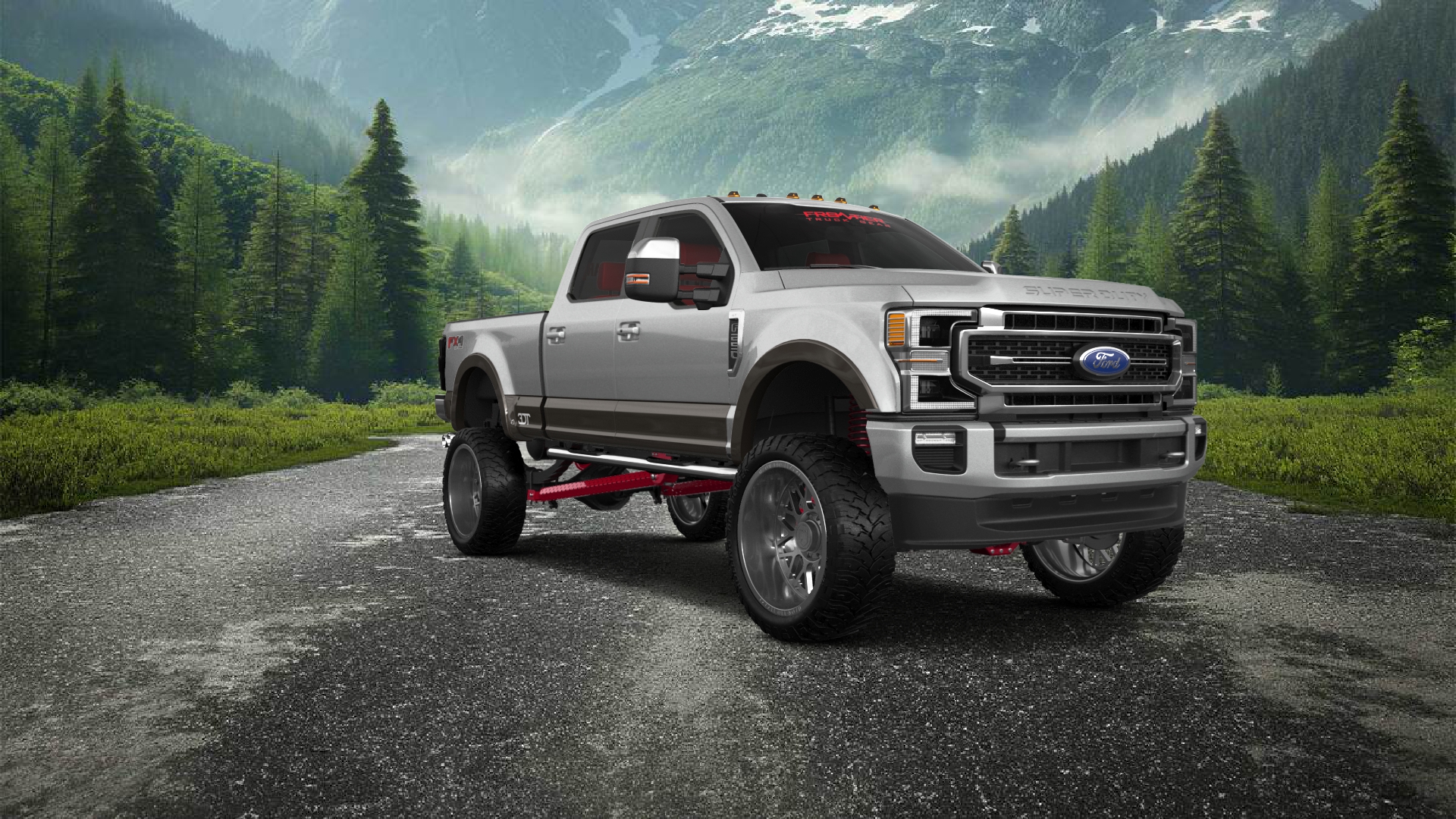 Ford F-250 4 Door pickup truck 2021 Images