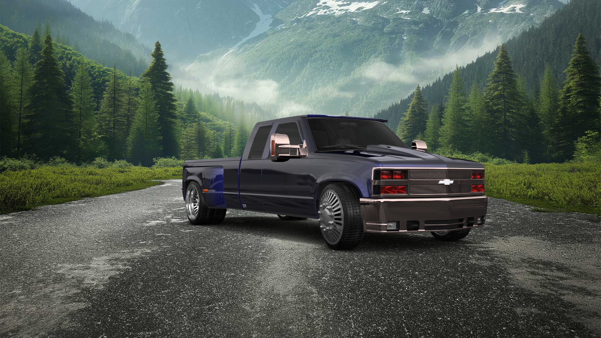 Chevrolet K3500 Extended Cab Pickup Truck 1988 tuning