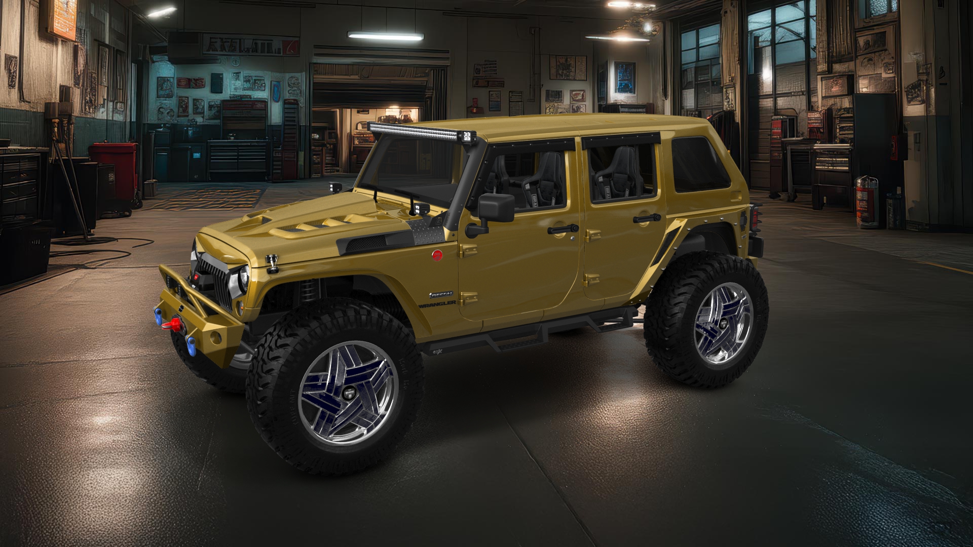 Jeep Wrangler Unlimited JK Rubicon Recon 4 Door SUV 2017 tuning
