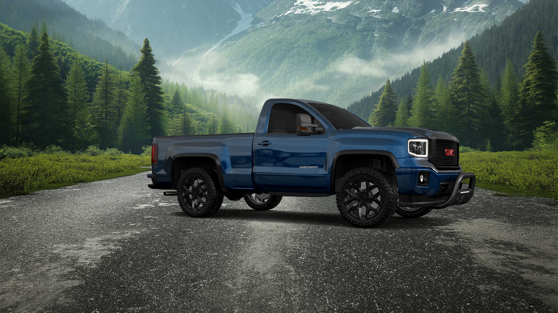 GMC Sierra 1500 Regular Cab 6.5ft box 2 Door truck 2014 tuning