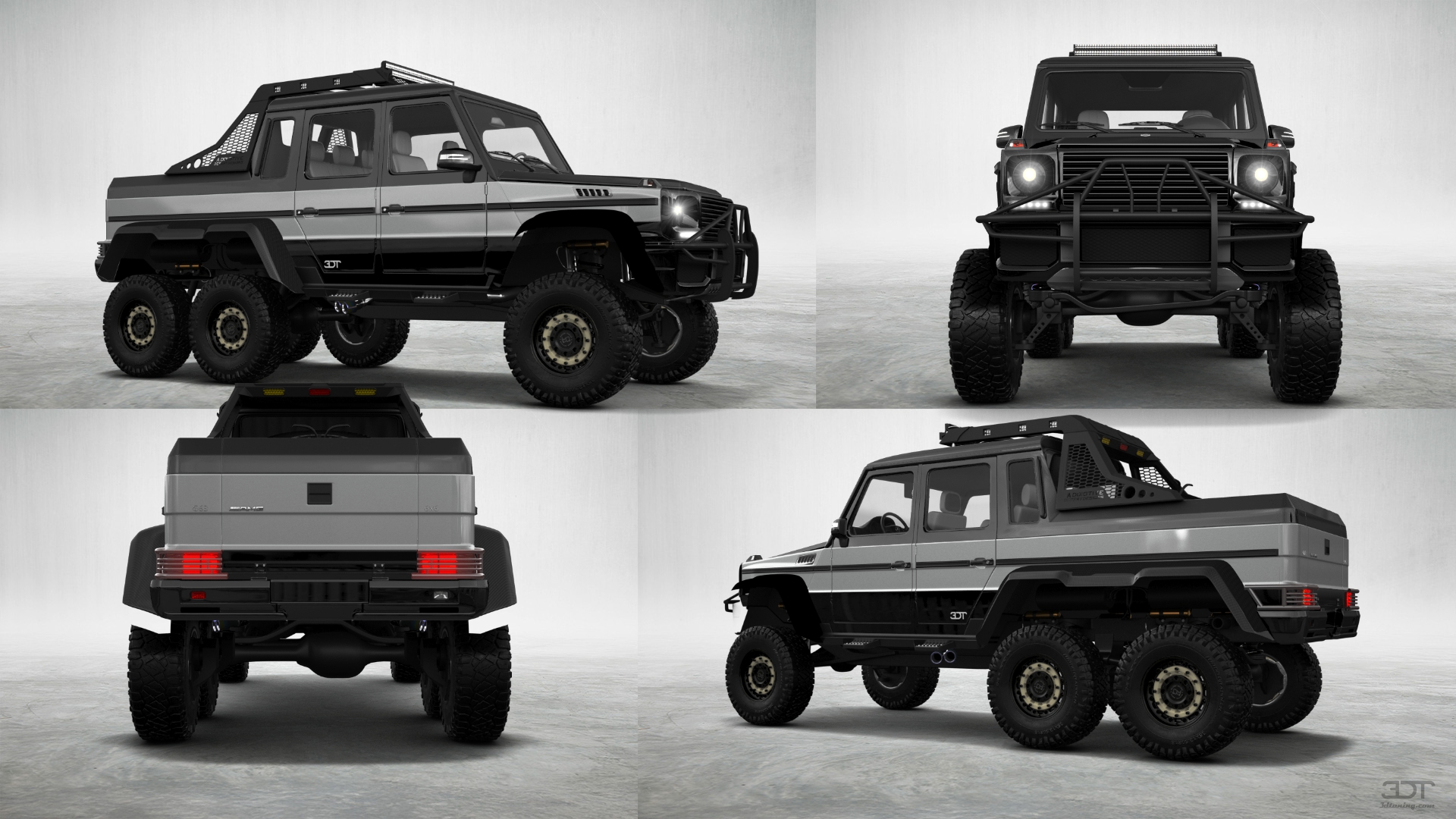 Mercedes G 63 AMG 6x6 4 Door pickup truck 2013 tuning