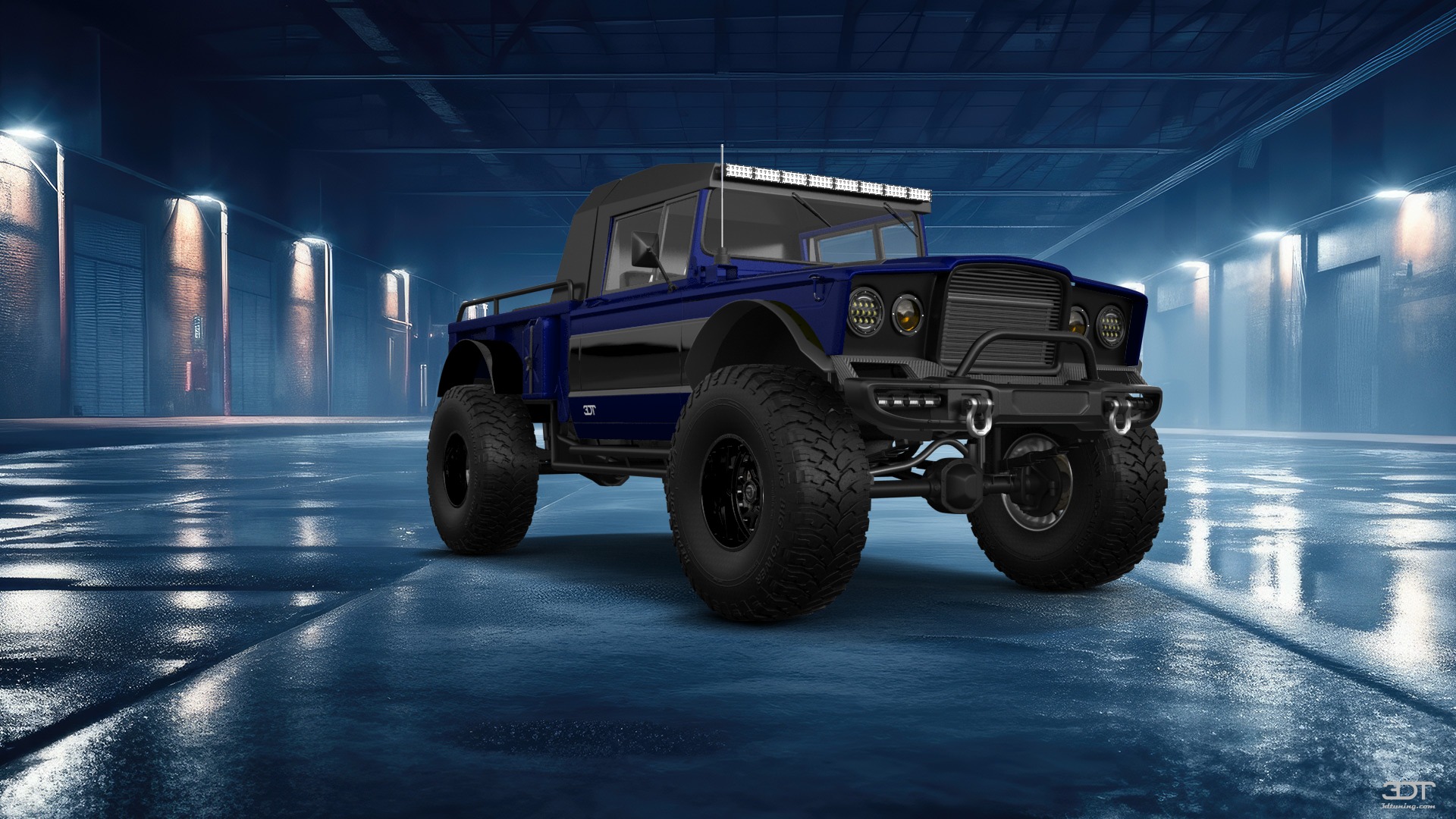 Tuning Jeep Kaiser M715 2 Door pickup truck 1968