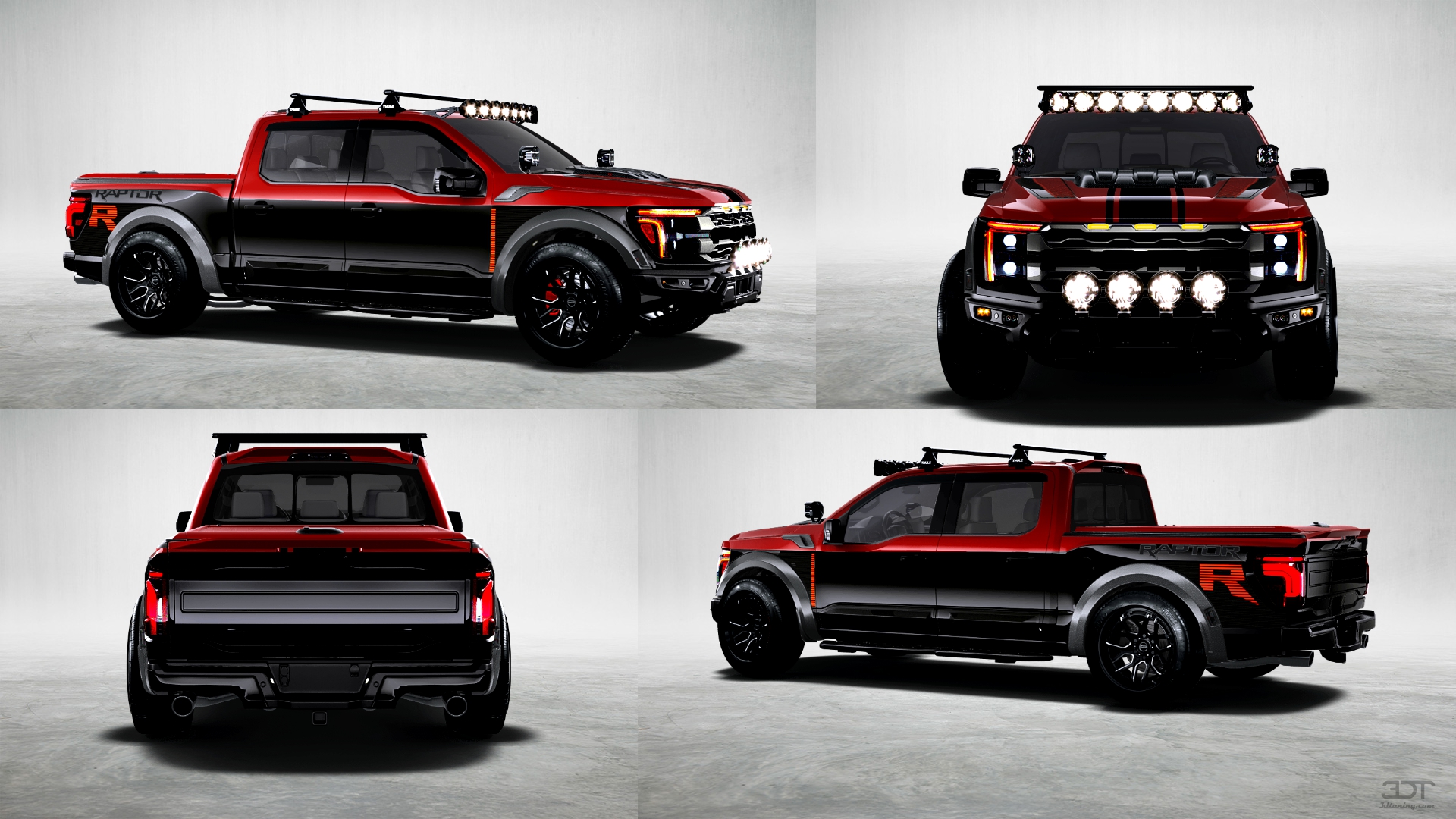 Ford F-150 Raptor 4 Door pickup truck 2024 tuning
