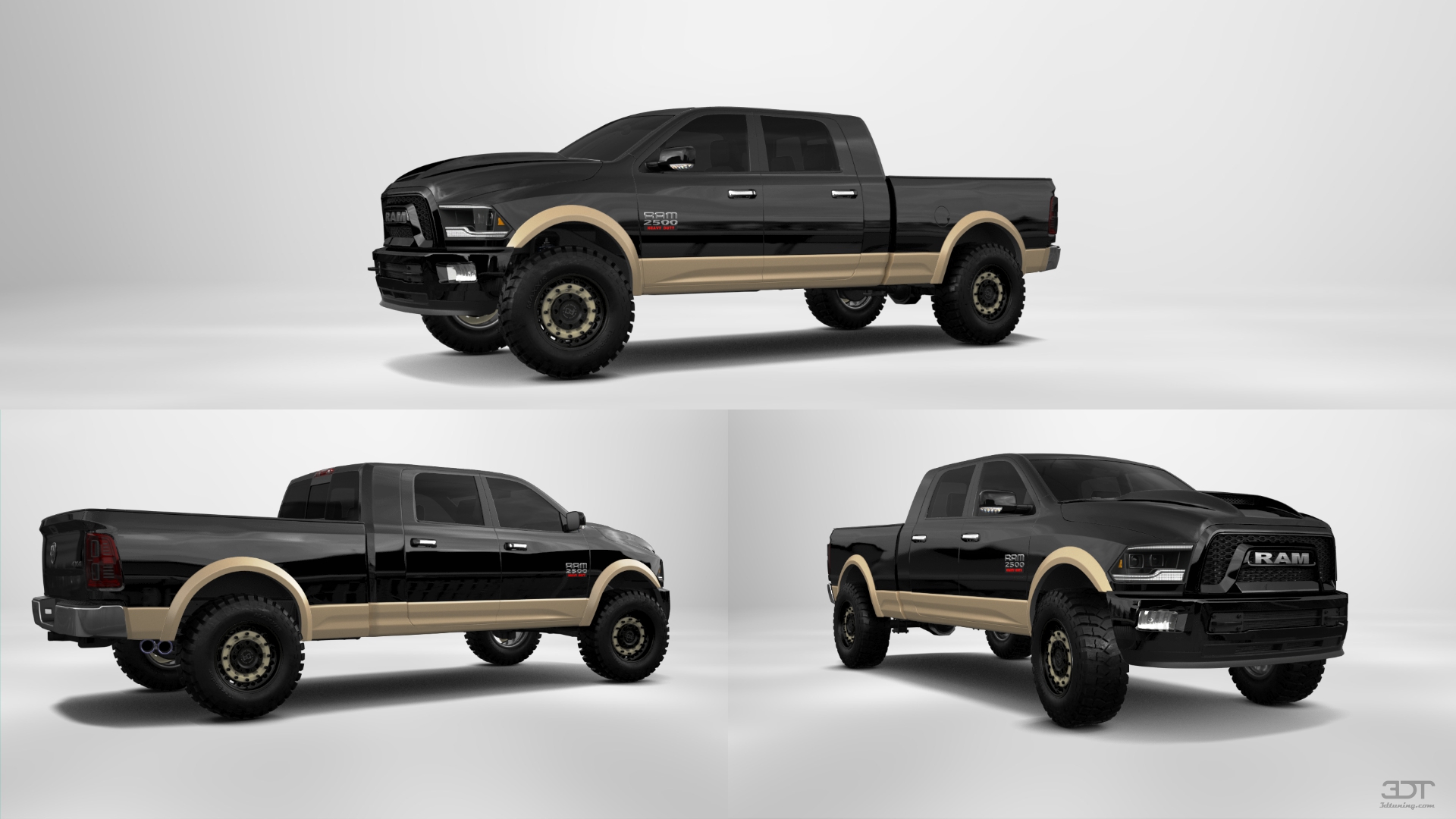 Dodge Ram 2500 Mega Cab 6.4 ft box 4 Door pickup truck 2010
