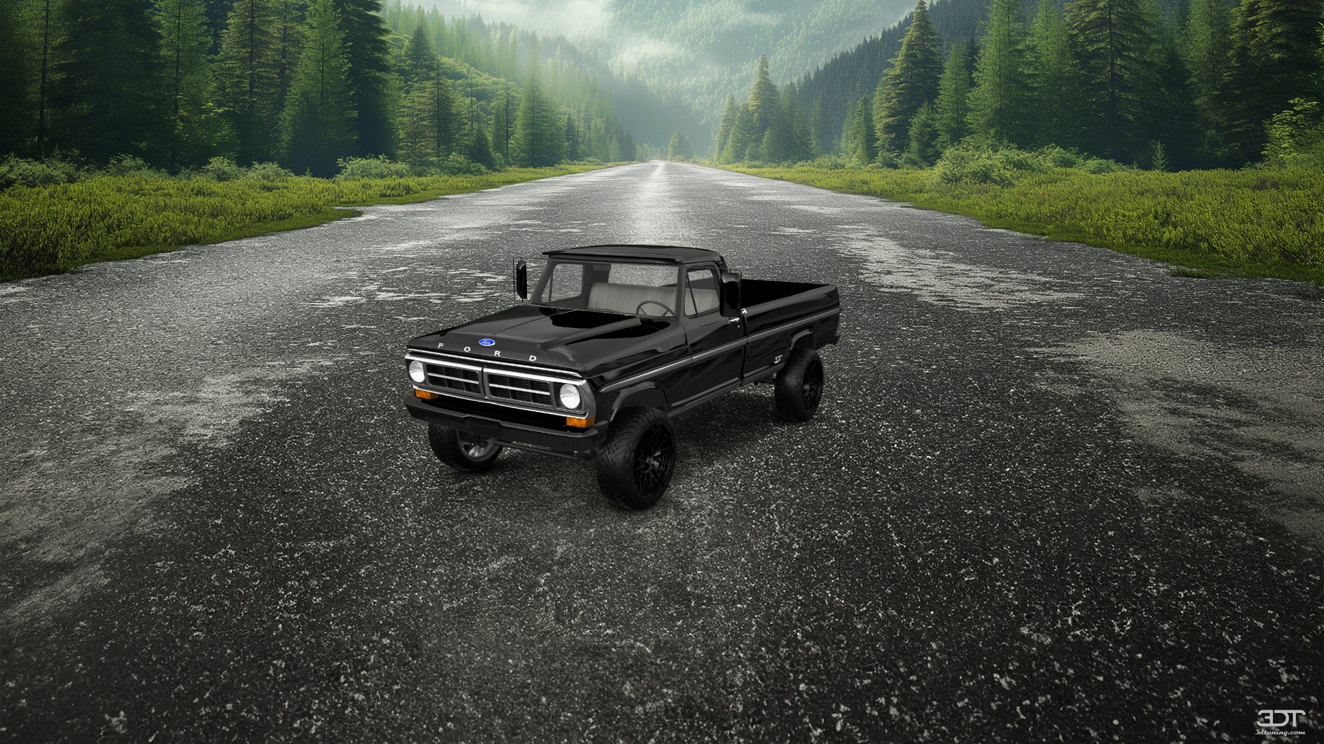Ford F-250 2 Door pickup truck 1971