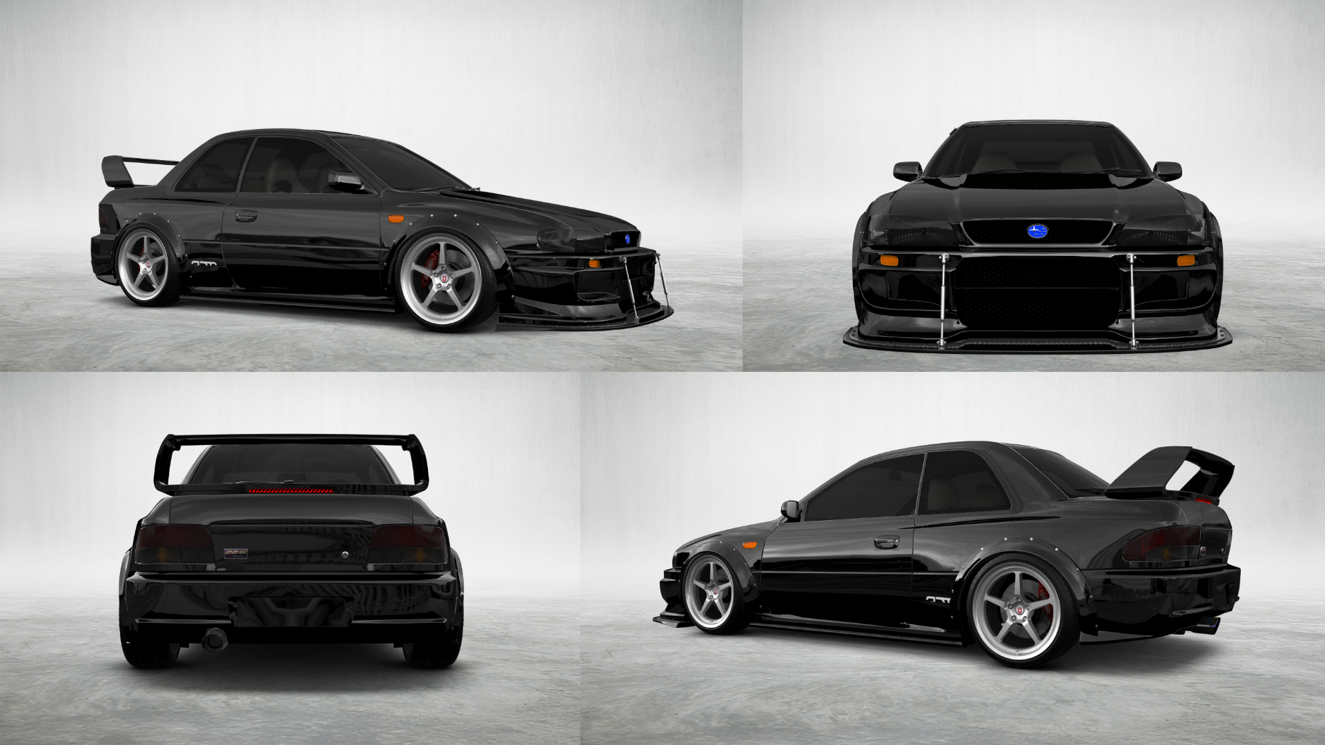 Subaru Impreza WRX STI 22B 2 Door Coupe 2000 tuning