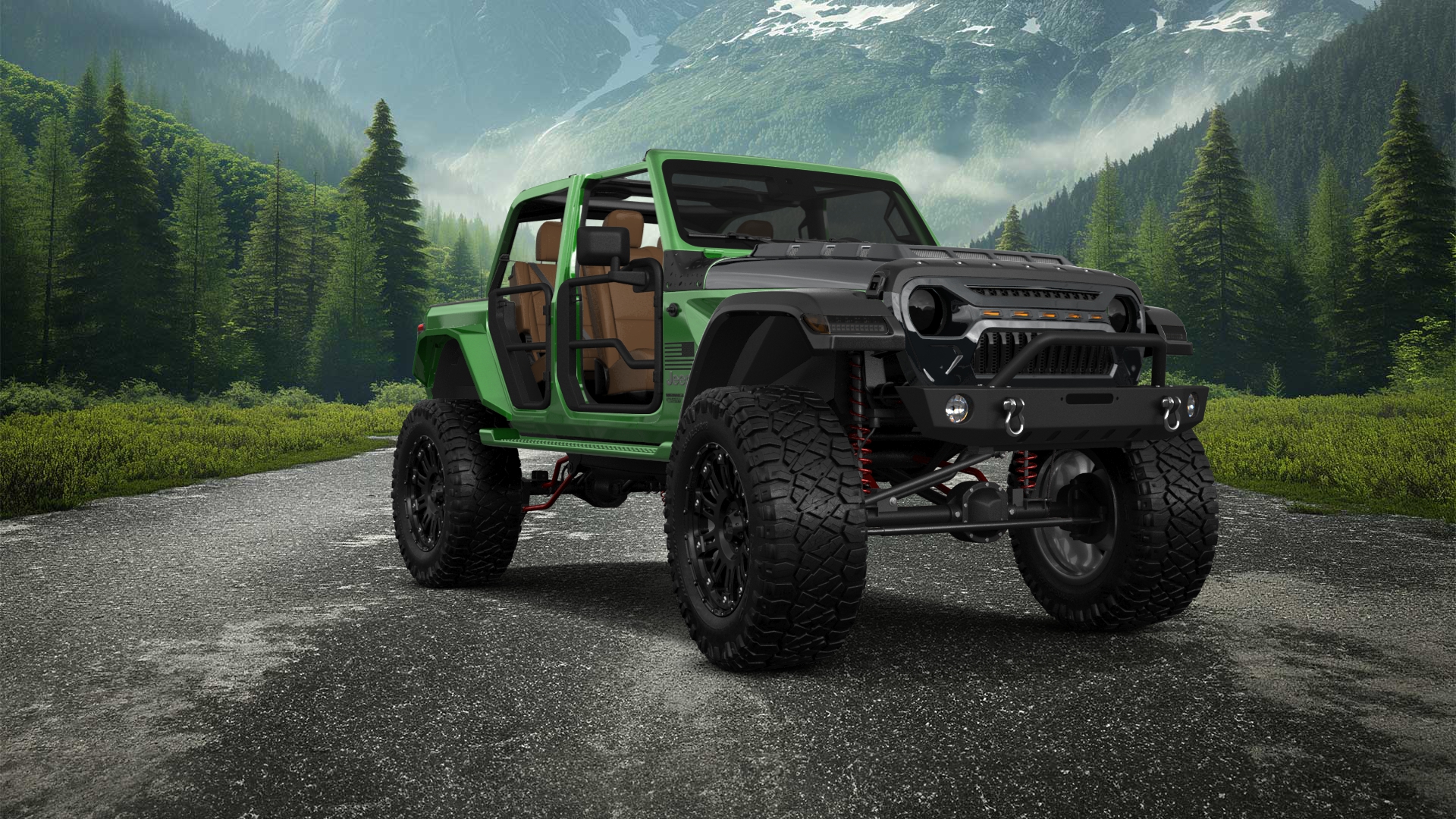 Jeep Wrangler Rubicon JL 4 Door SUV 2017 tuning