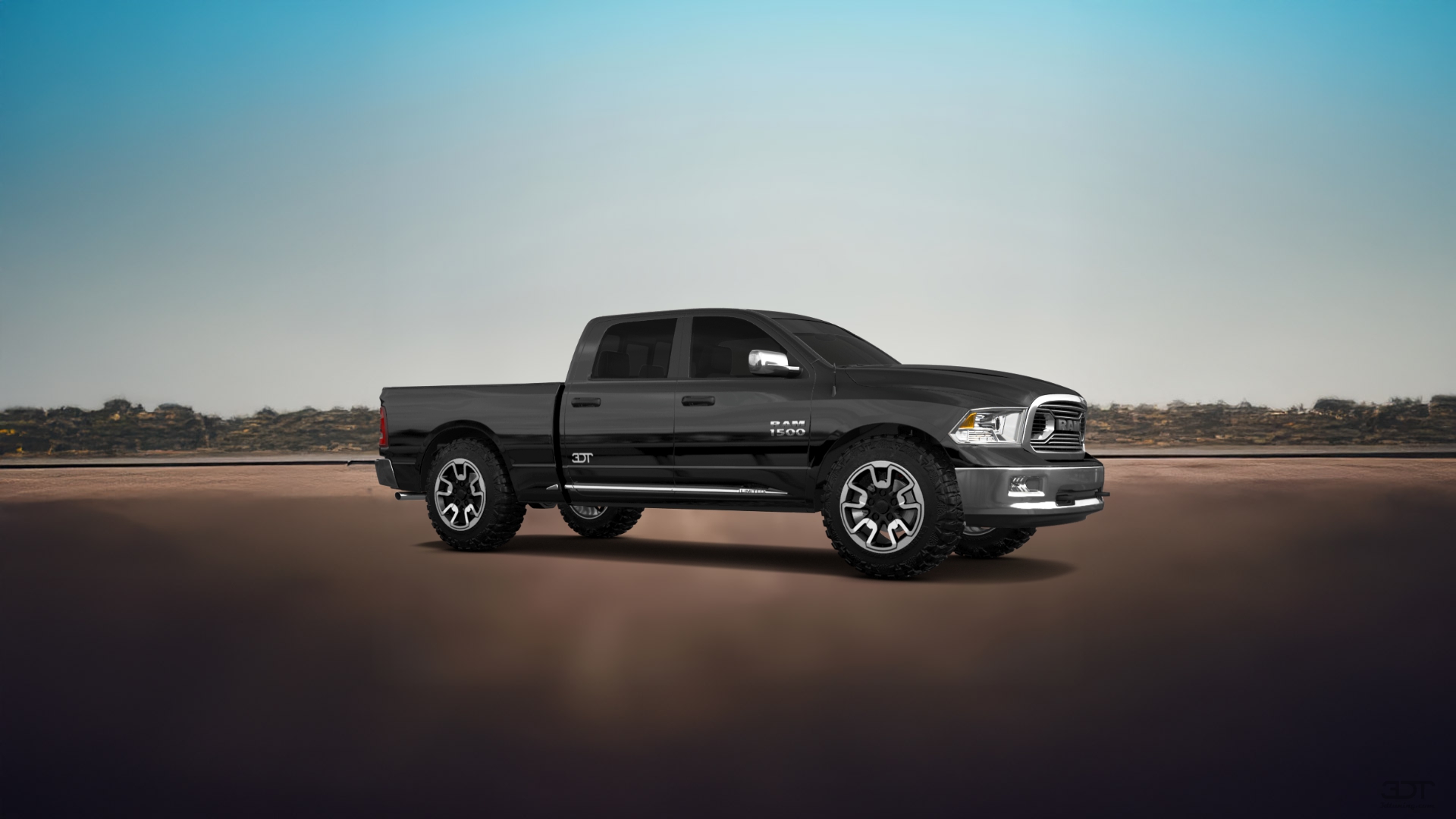 Dodge Ram 1500 6.4 ft box 4 Door pickup truck 2013 tuning