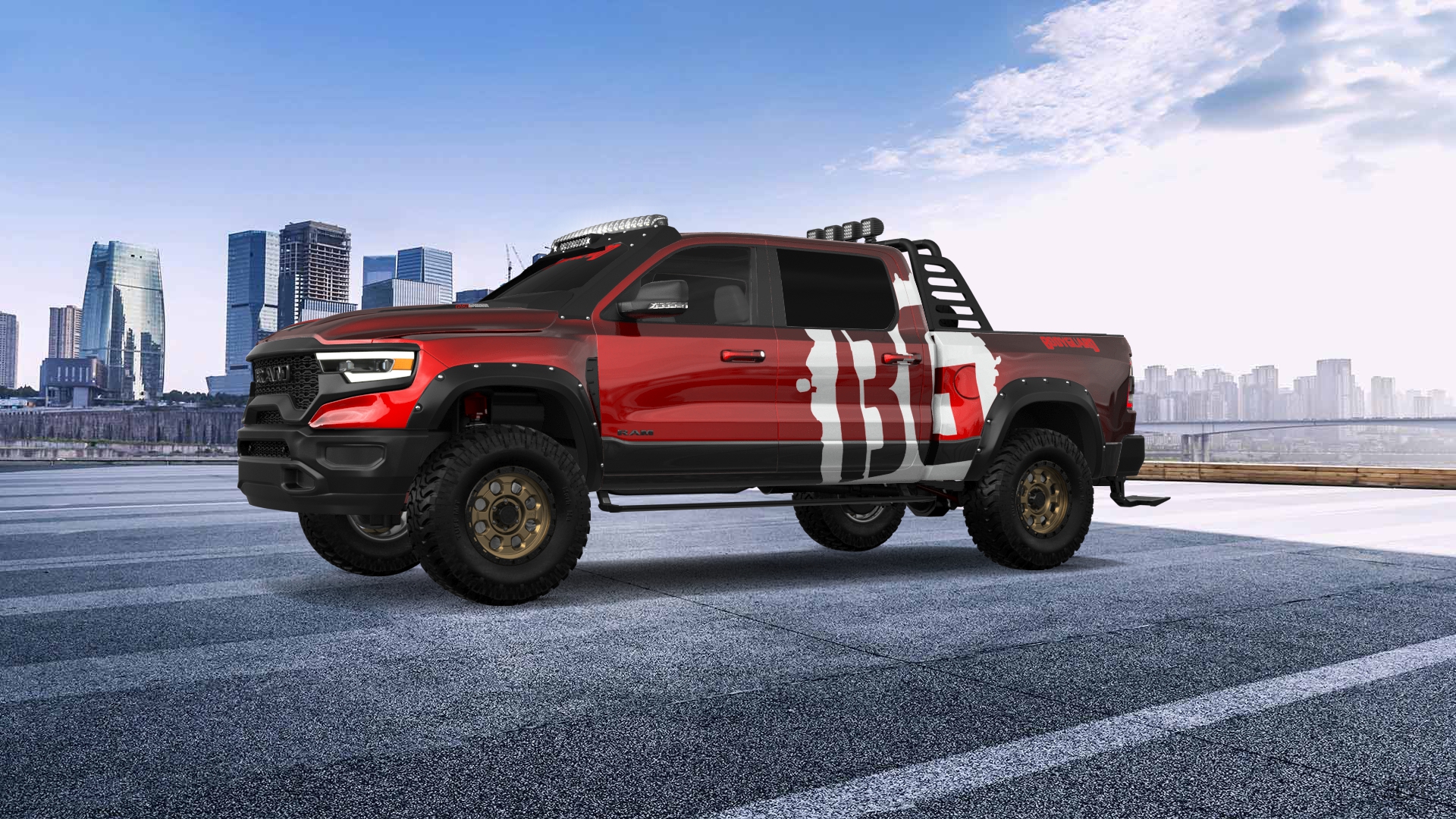 Dodge Ram 1500 TRX 4 Door pickup truck 2021