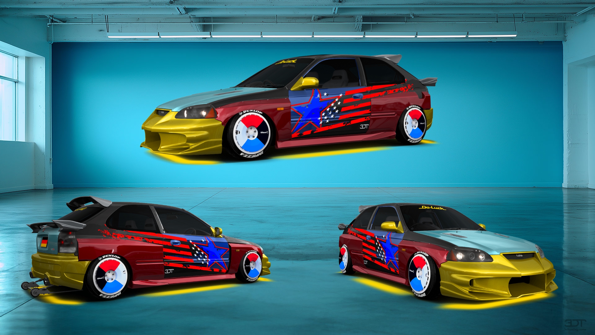 Honda Civic 3 Door Hatchback 1997 tuning