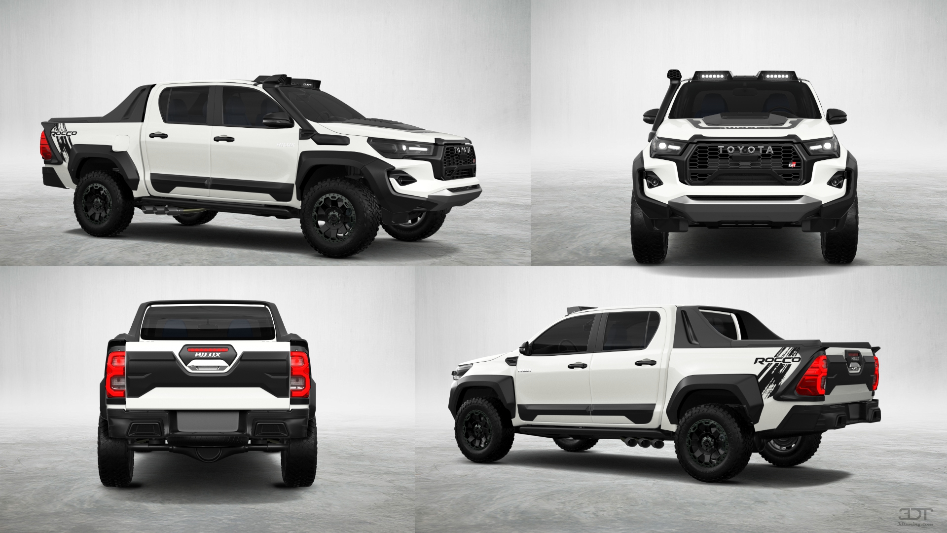 Toyota Hilux Double Cab 4 Door pickup truck 2015 tuning