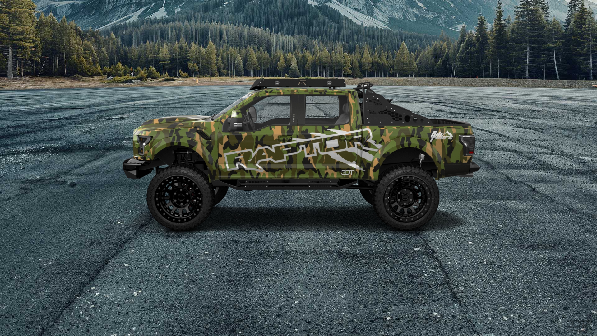 Ford F-150 Raptor 4 Door pickup truck 2017