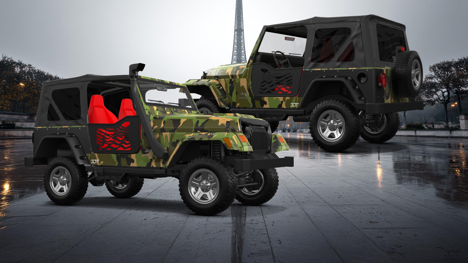 Jeep Wrangler TJ 2 Door SUV 1997 tuning
