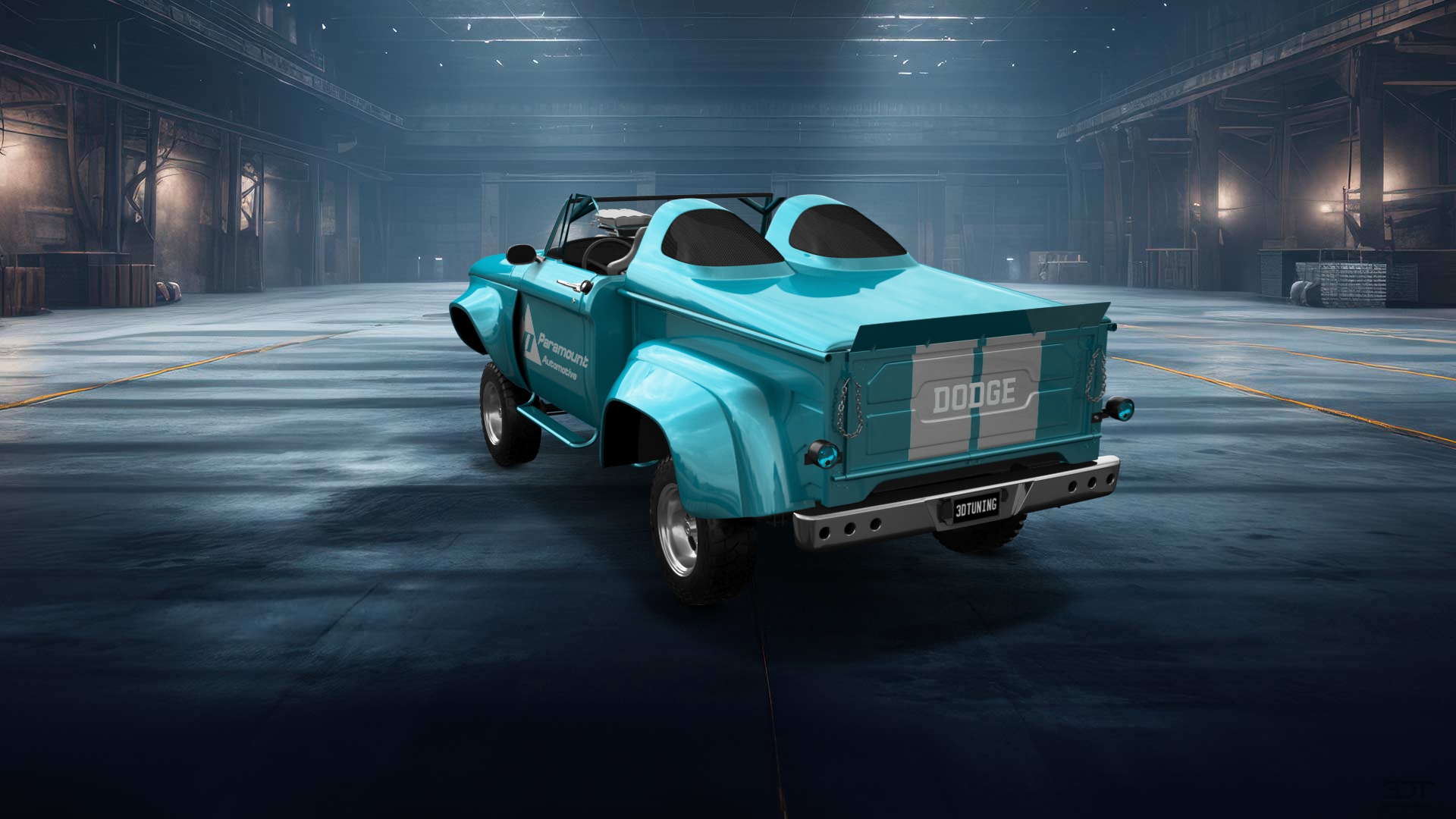 Dodge D-100 Stepside 2 Door pickup truck 1961 tuning