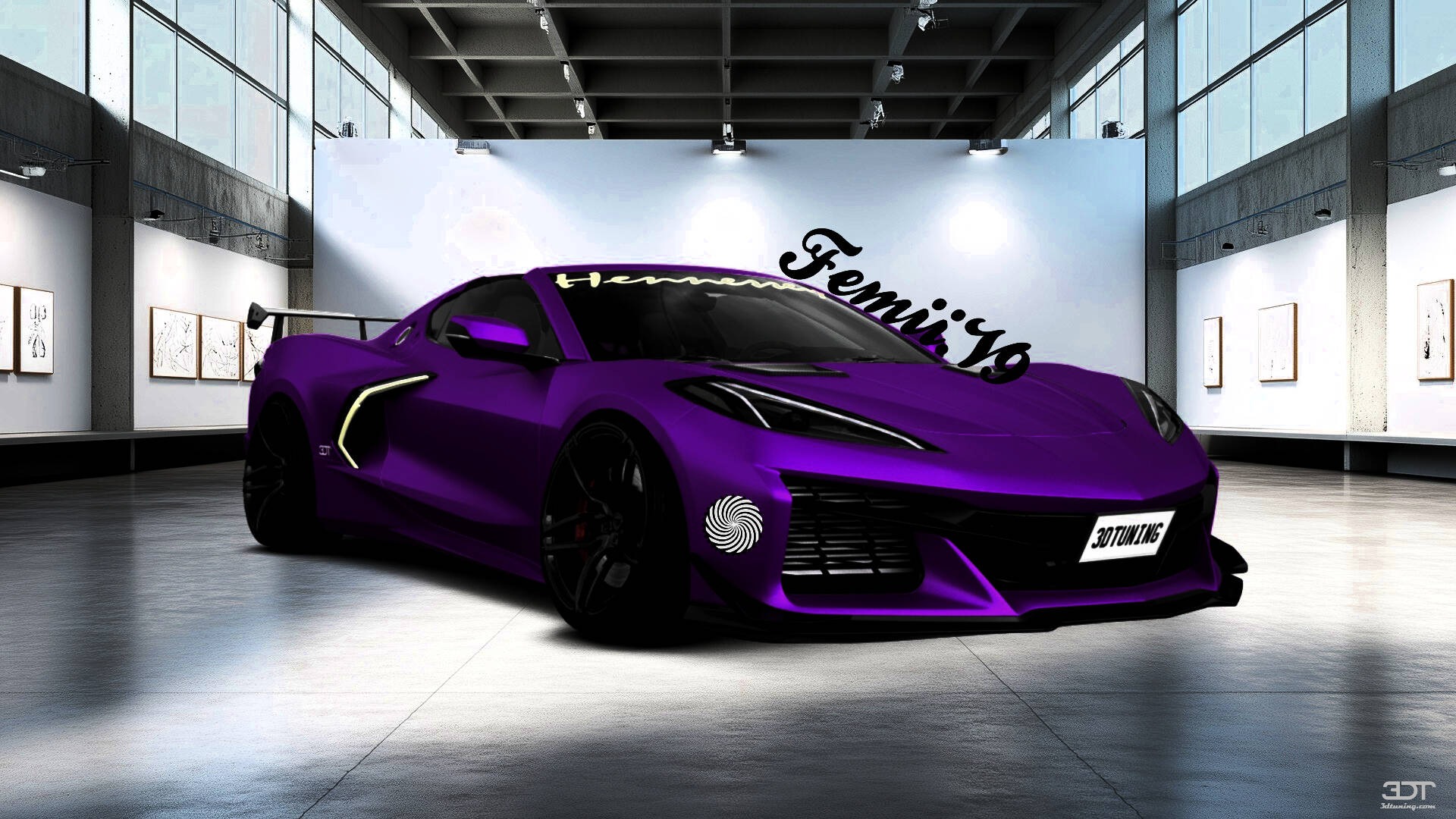Tuning Chevrolet Corvette 2 door targa top 2020