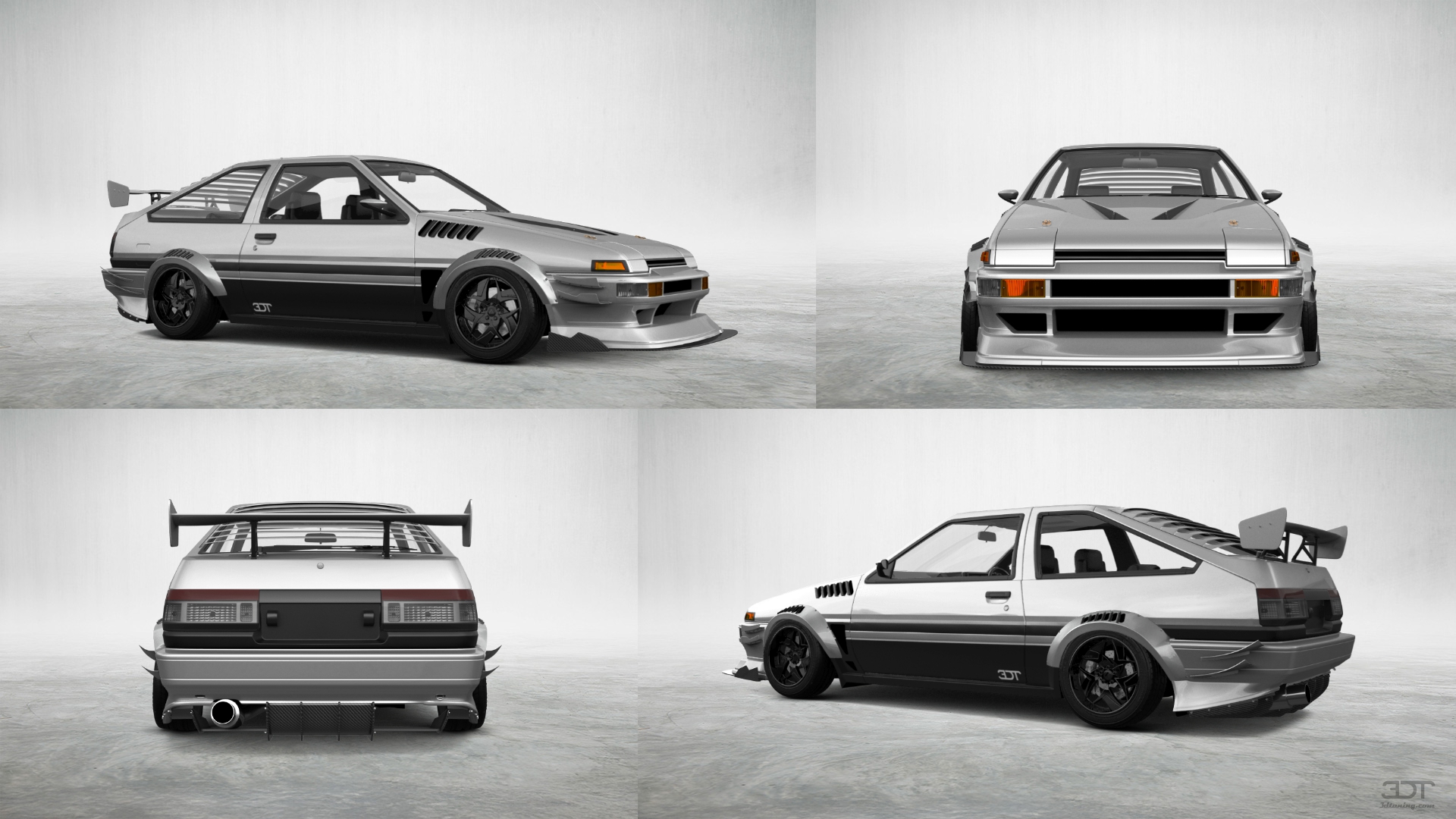Toyota AE86 3 Door Hatchback 1985 tuning