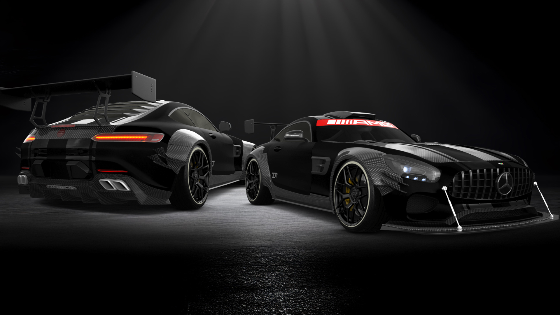 Mercedes AMG GT 2 door fastback coupe 2015 tuning