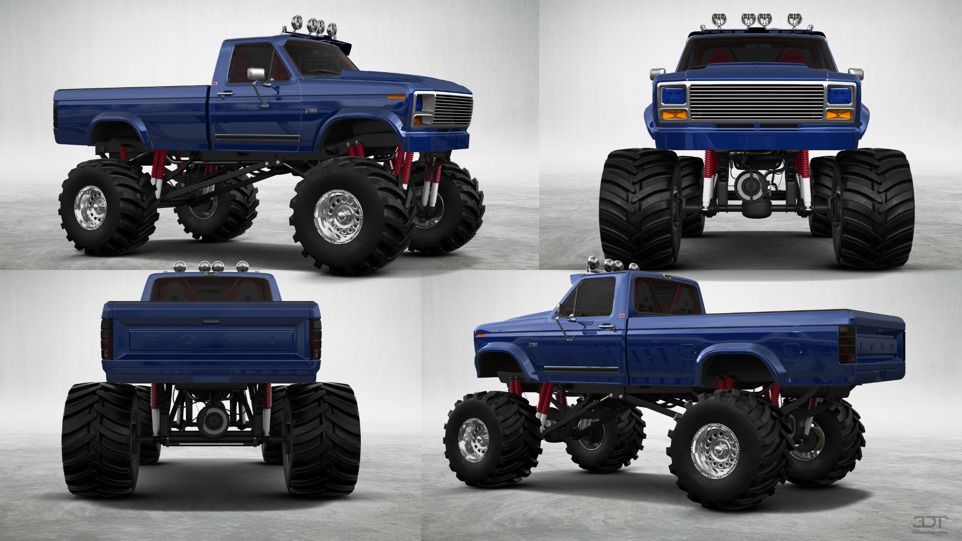 Ford F-150 2 Door pickup truck 1986 tuning