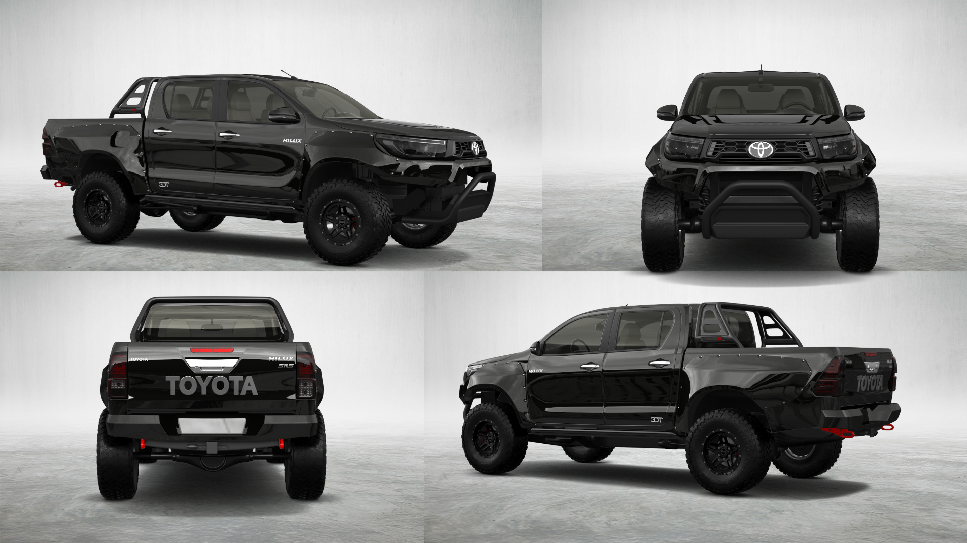 Toyota Hilux Double Cab 4 Door pickup truck 2015 tuning