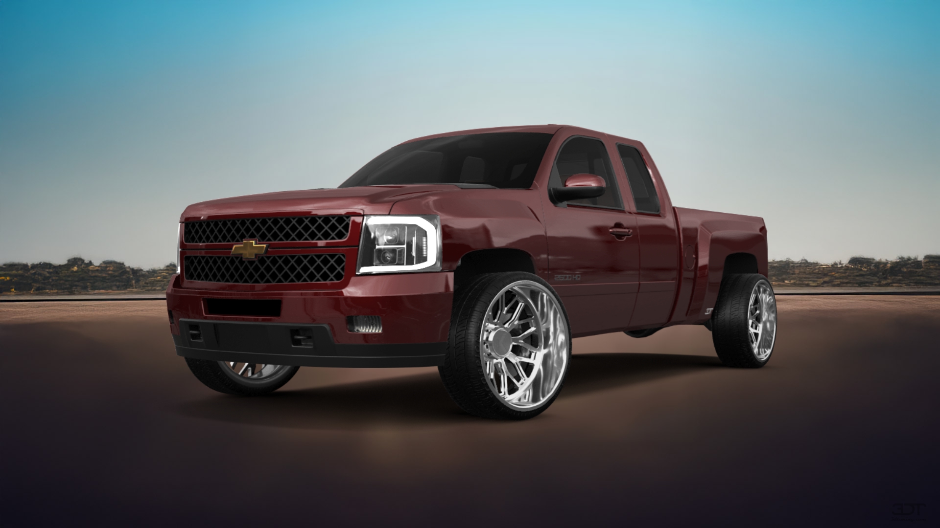 Chevrolet Silverado 2500 HD Extended Cab Pickup Truck 2007 tuning