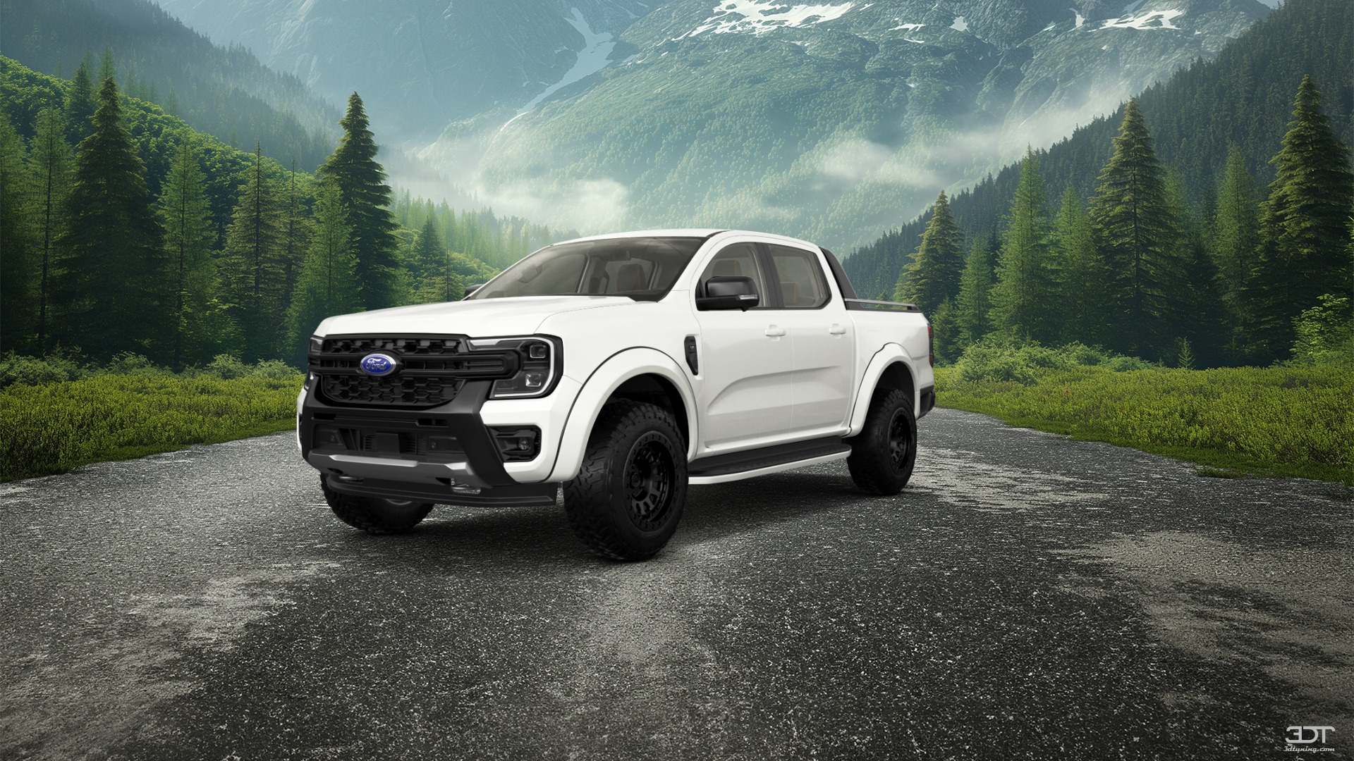 Ford Ranger 4 Door pickup truck 2022 tuning
