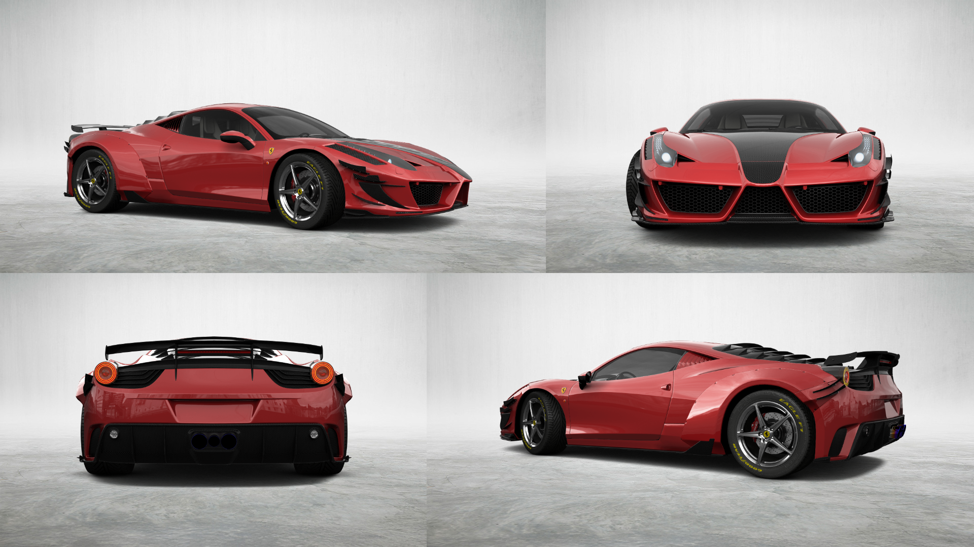 Ferrari 458 Italia 2 door spider 2010 tuning