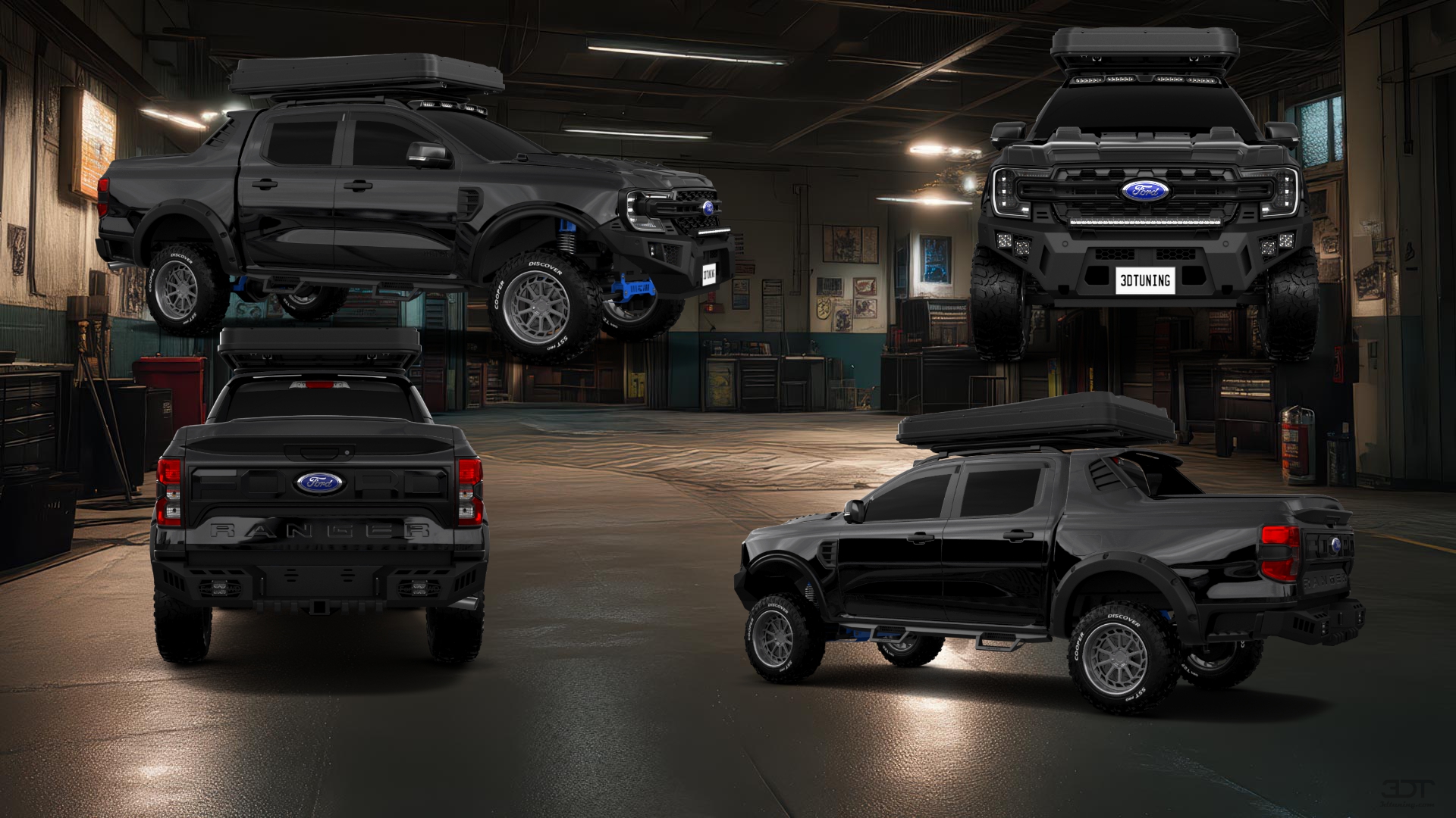 Ford Ranger 4 Door pickup truck 2022 tuning