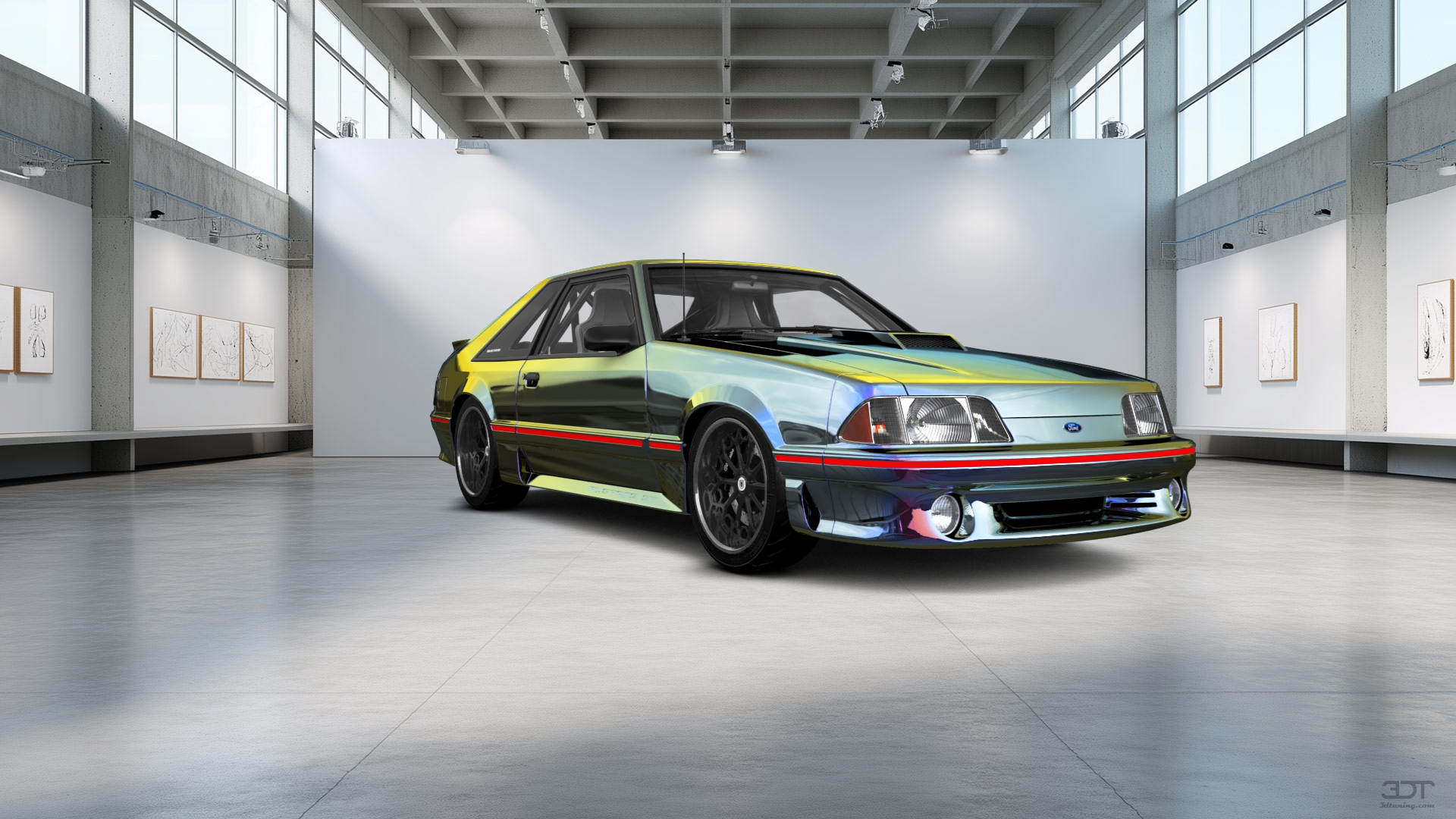 Ford Mustang 3 Door Hatchback 1988 Images
