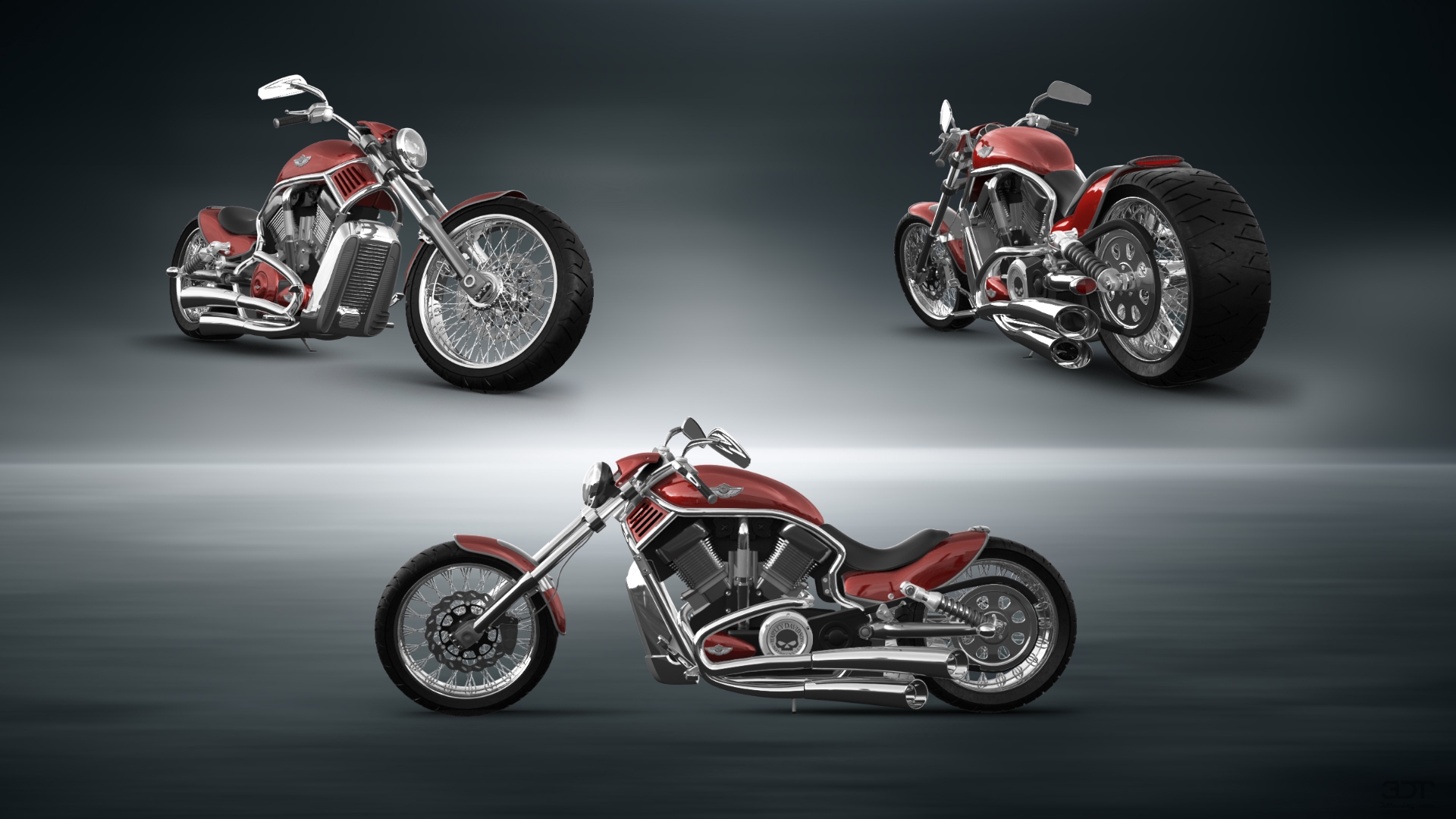 Harley-Davidson Custom Chopper Cruiser 2011