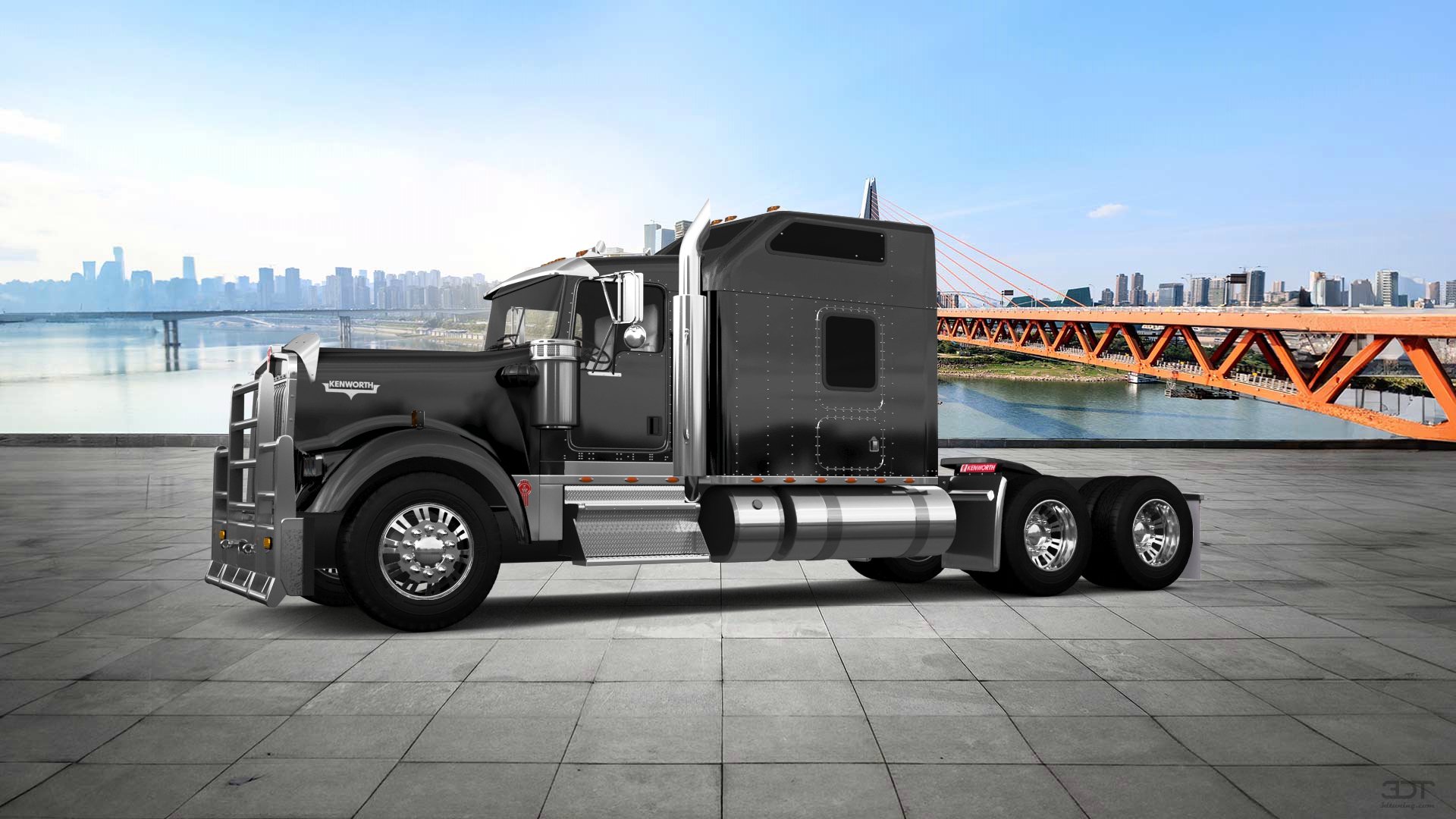 Kenworth W900 Sleeper Cab Truck 2015 tuning