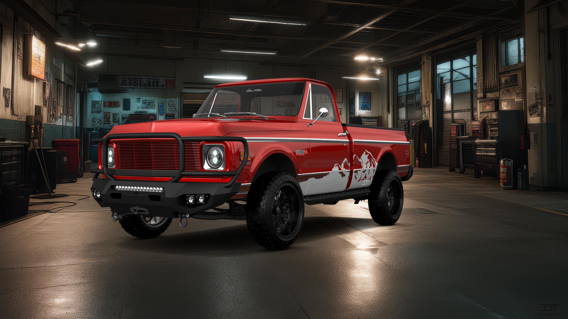 Chevrolet C-10 Cheyenne 2 Door pickup truck 1972 tuning