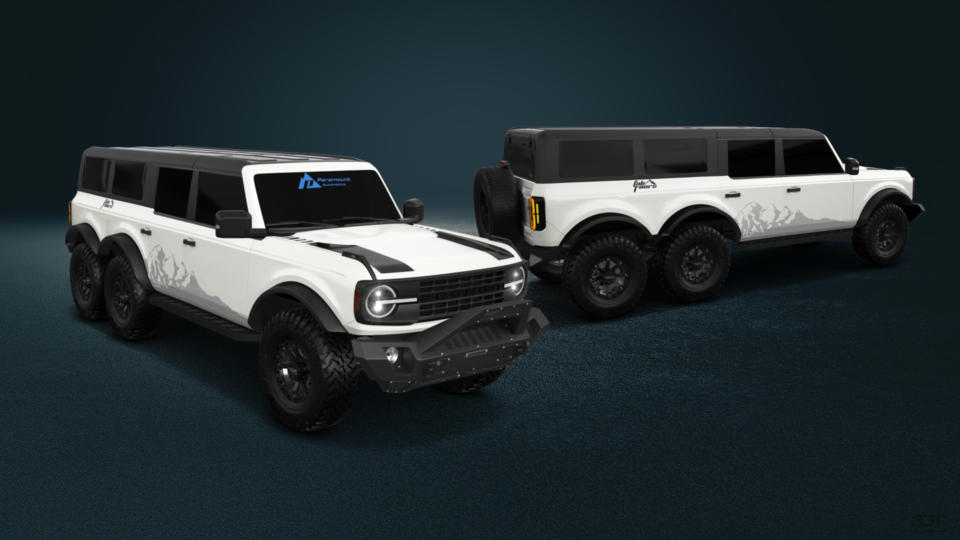Ford Bronco 6X6 4 Door pickup truck 2021 tuning