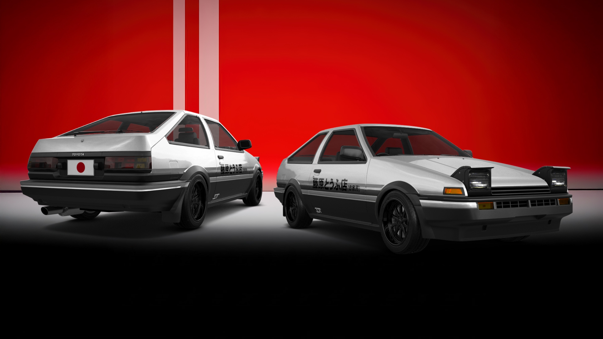 Toyota AE86 3 Door Hatchback 1985 tuning