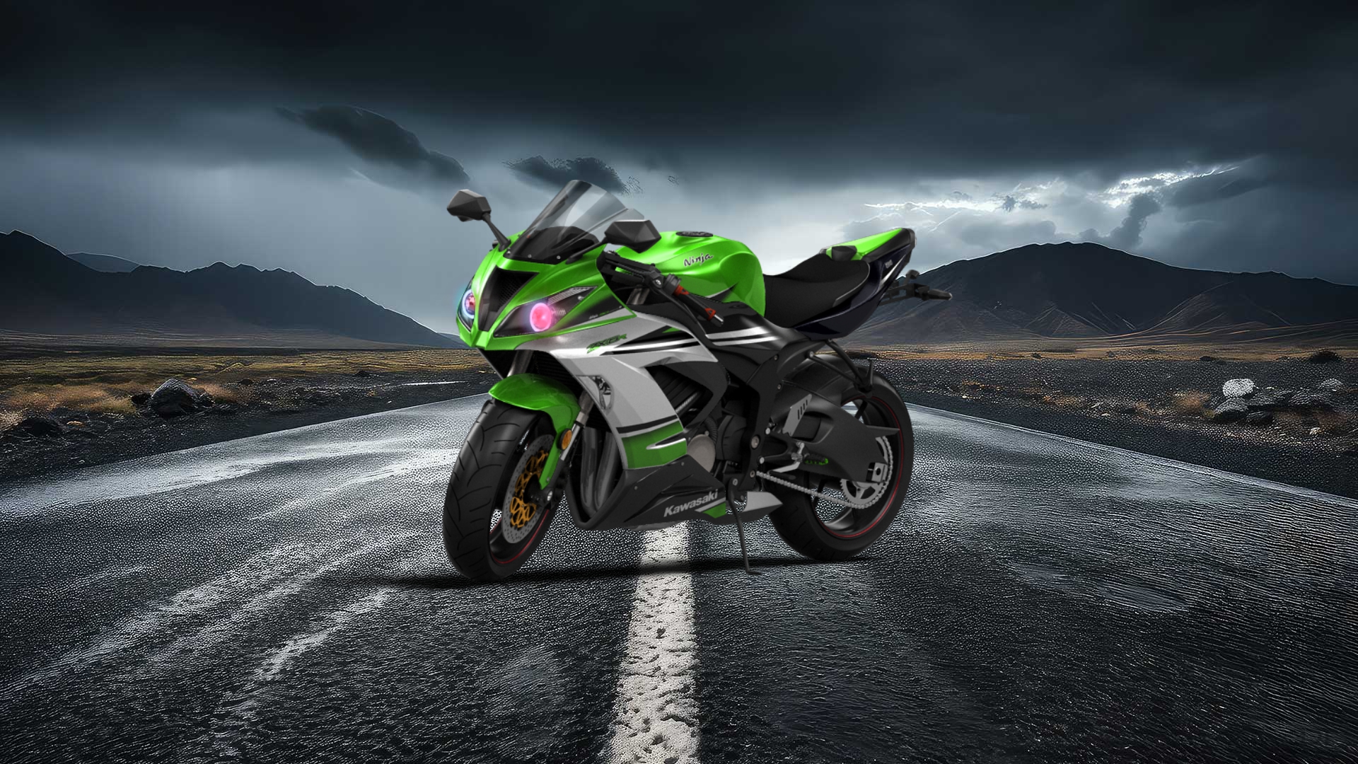 Kawasaki Ninja ZX 6R Sport Bike 2015