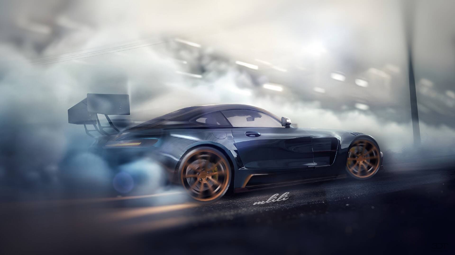 Mercedes AMG GT 2 door fastback coupe 2016