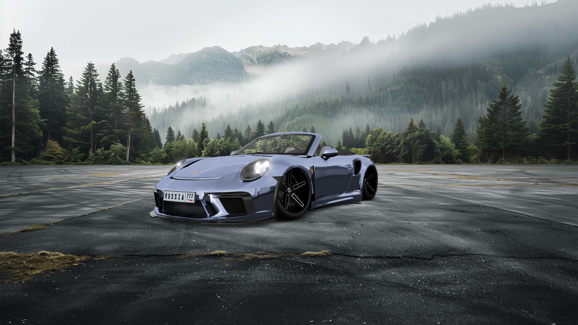 Porsche 911 Turbo S 2 Door Convertible 2014 tuning