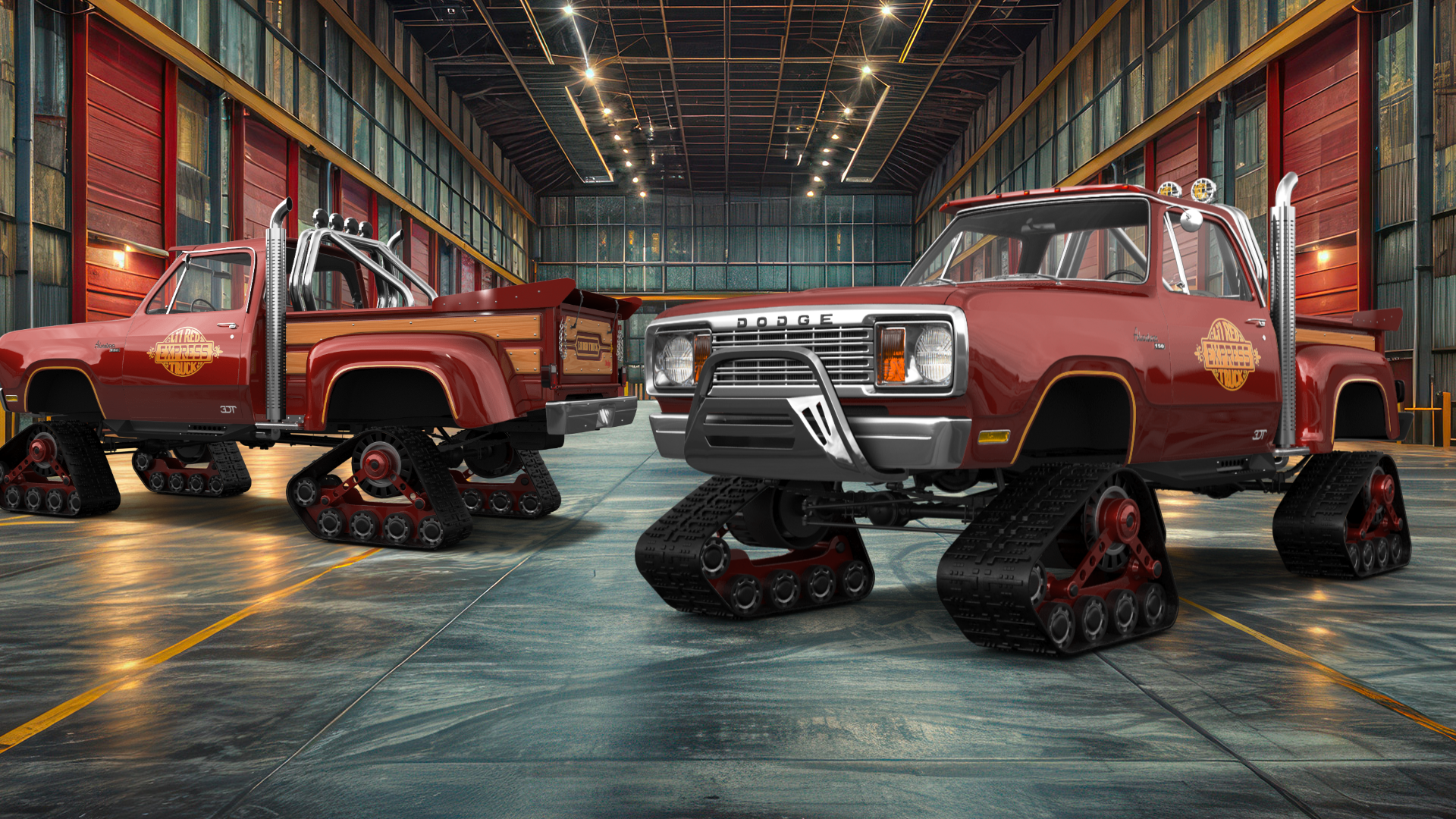 Dodge Lil Red Express 2 Door pickup truck 1978