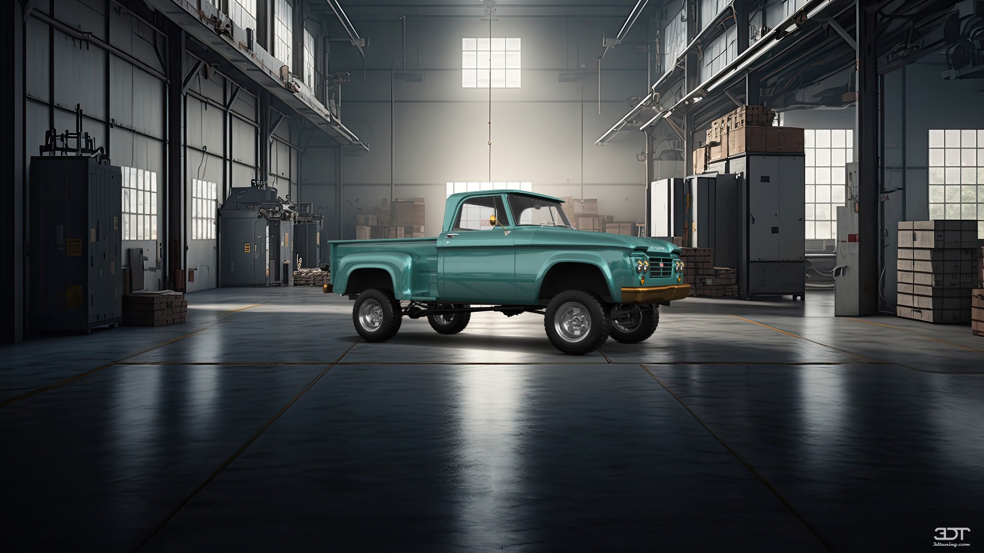 Dodge D-100 Stepside 2 Door pickup truck 1961 tuning