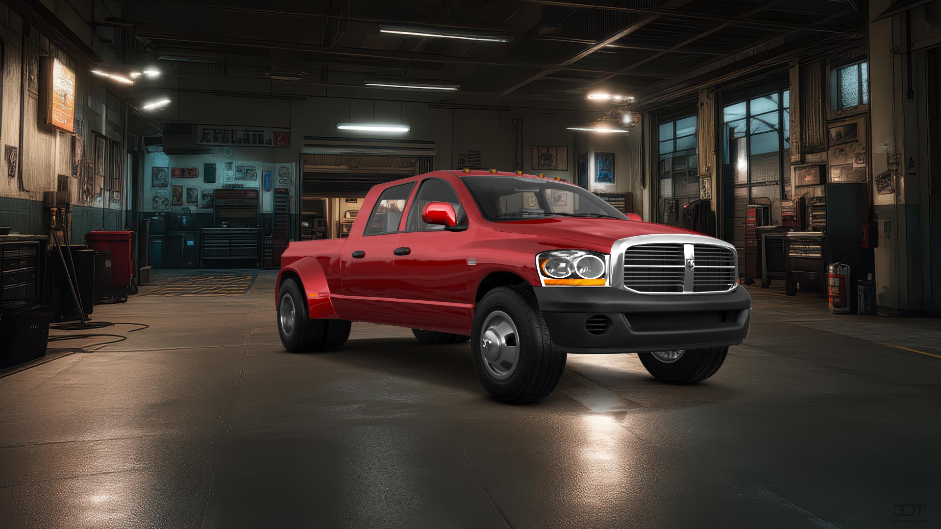 Dodge Ram 3500 Dually 4 Door pickup truck 2007 tuning