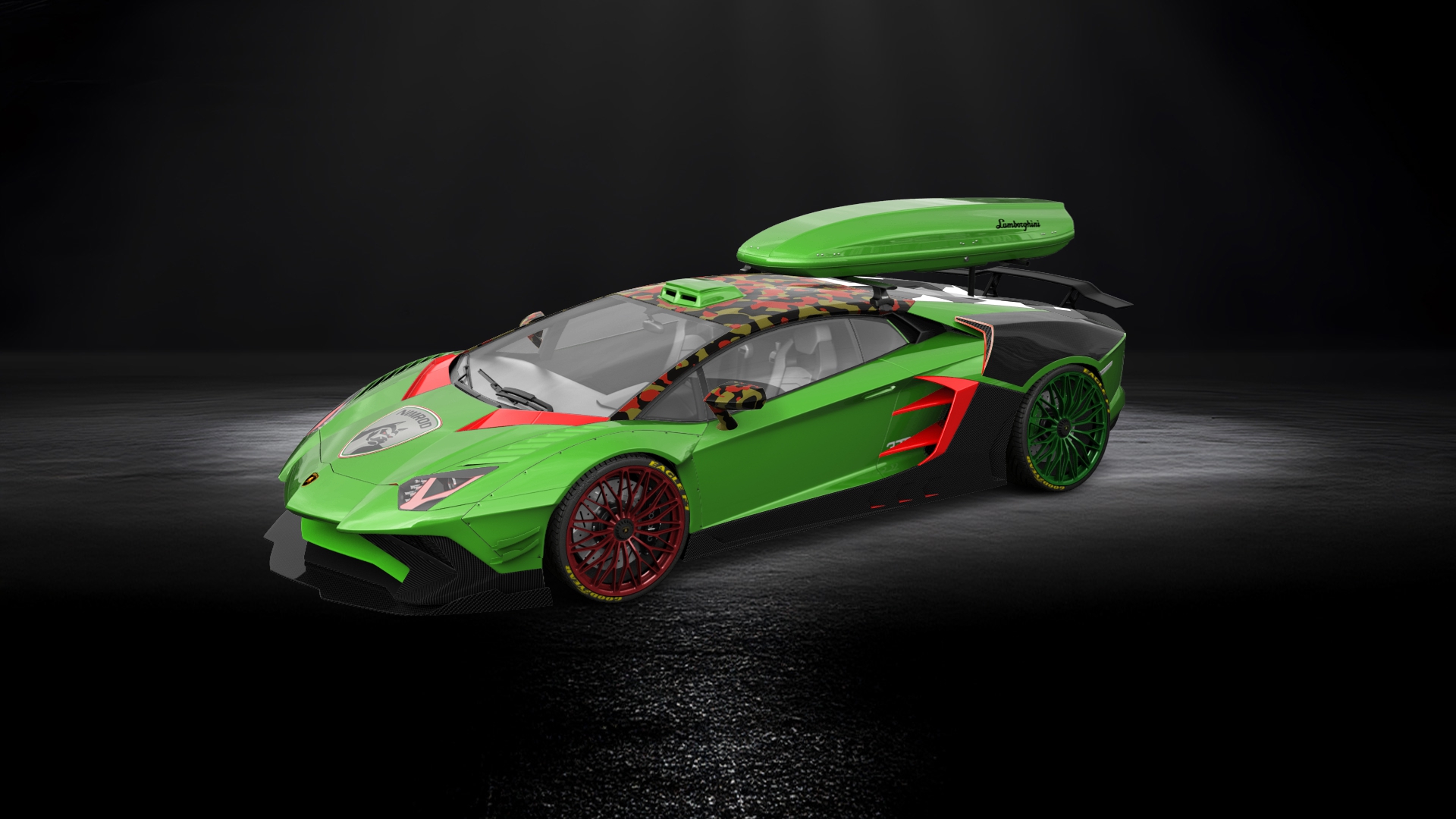 Lamborghini Aventador 2 Door Coupe 2012 tuning