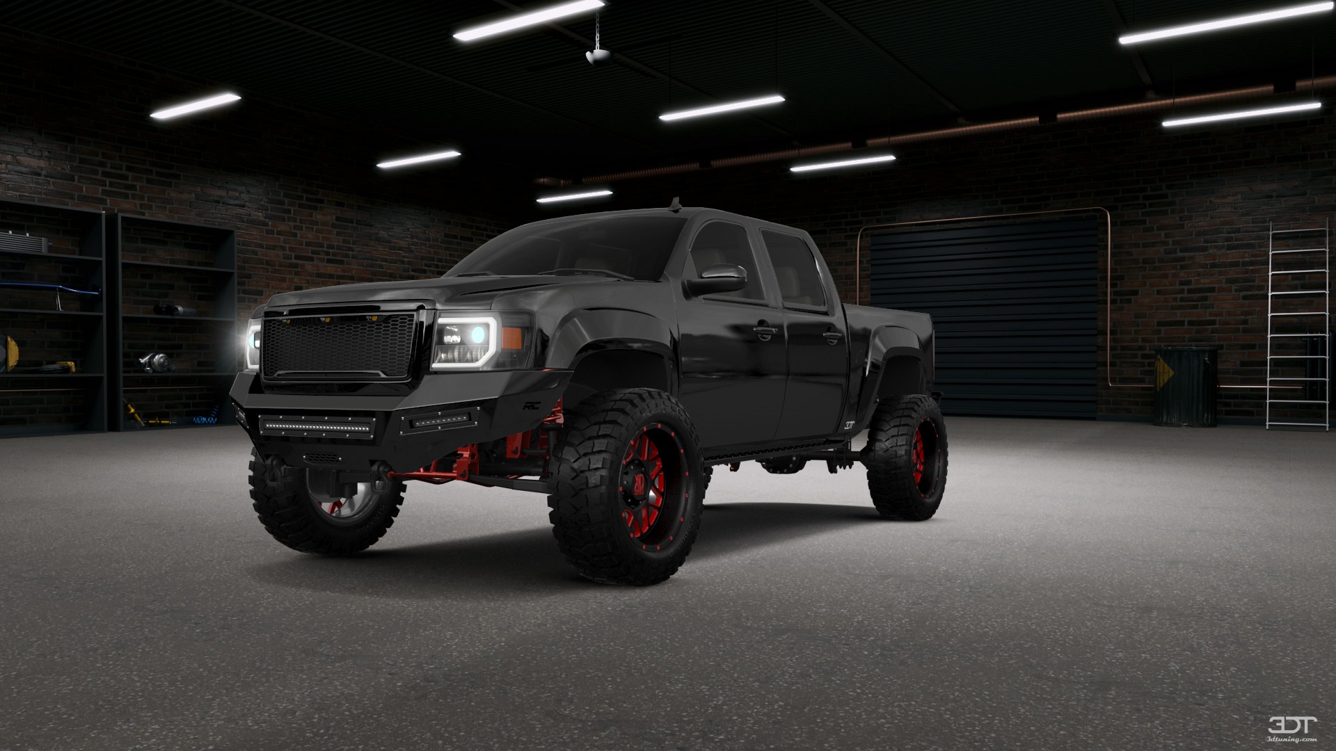 GMC Sierra 1500 Crew Cab 5.8 ft box 4 Door pickup truck 2007 tuning