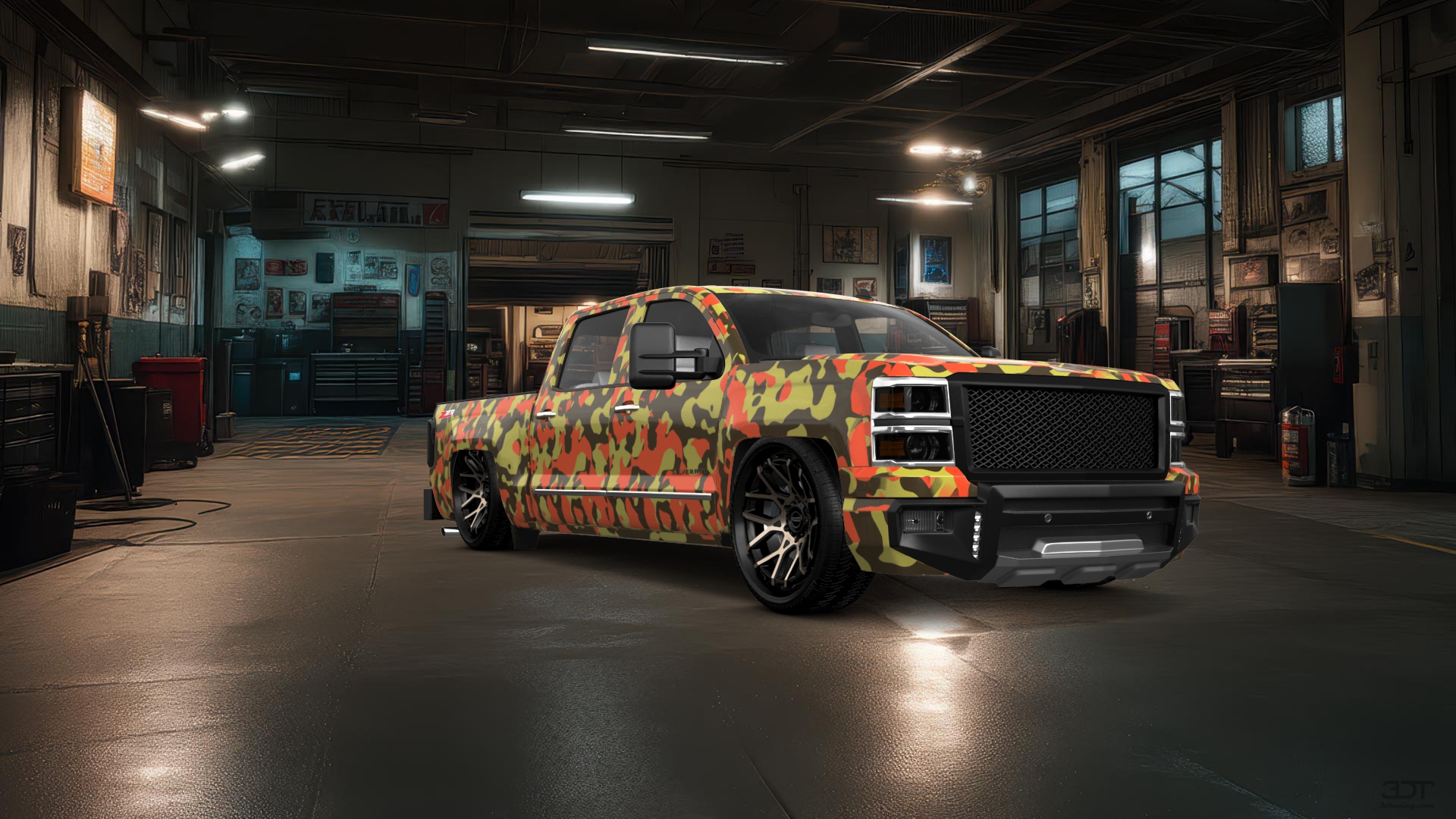 Chevrolet Silverado 1500 4 Door pickup truck 2014 tuning