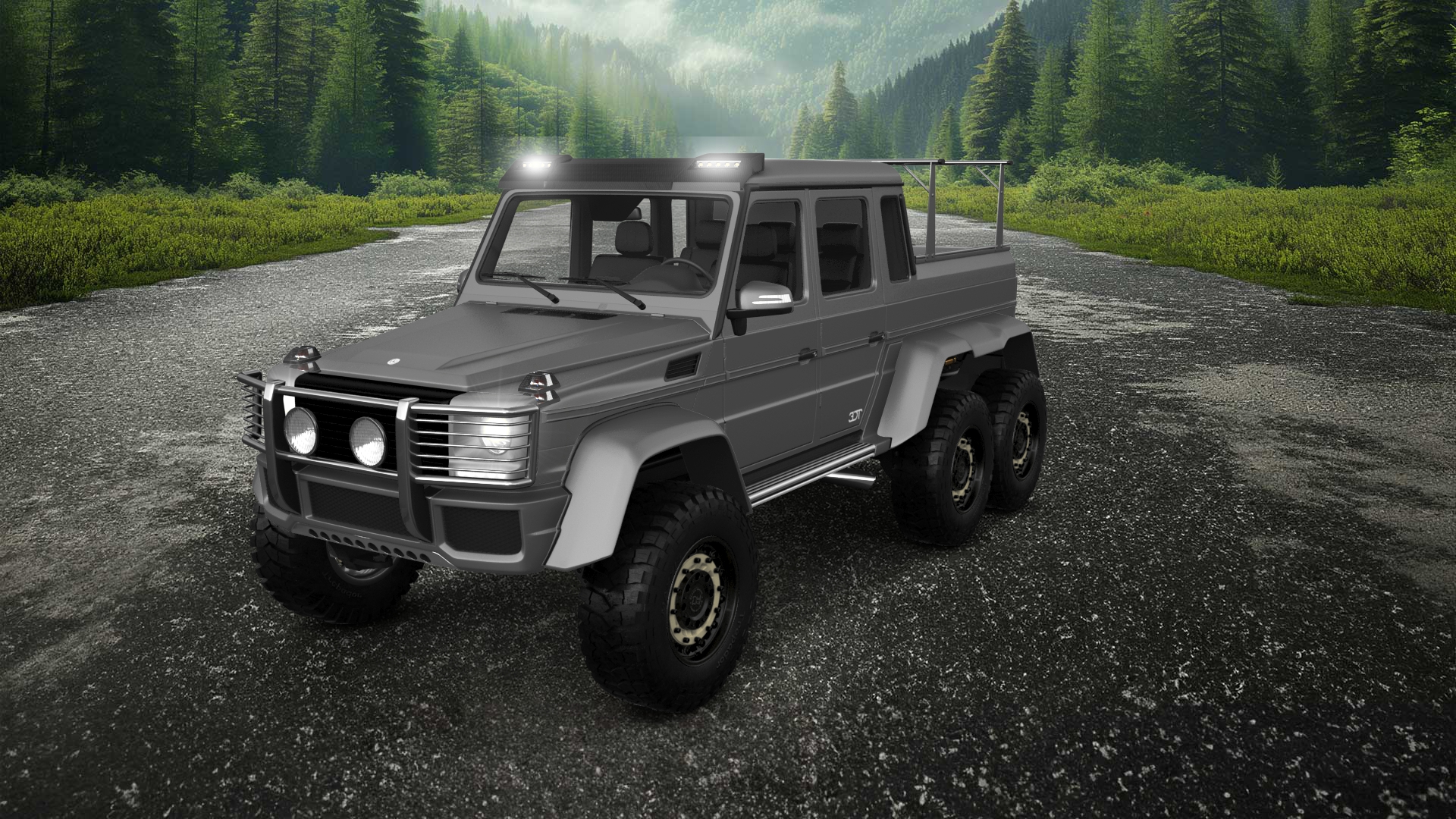 Mercedes G 63 AMG 6x6 4 Door pickup truck 2013