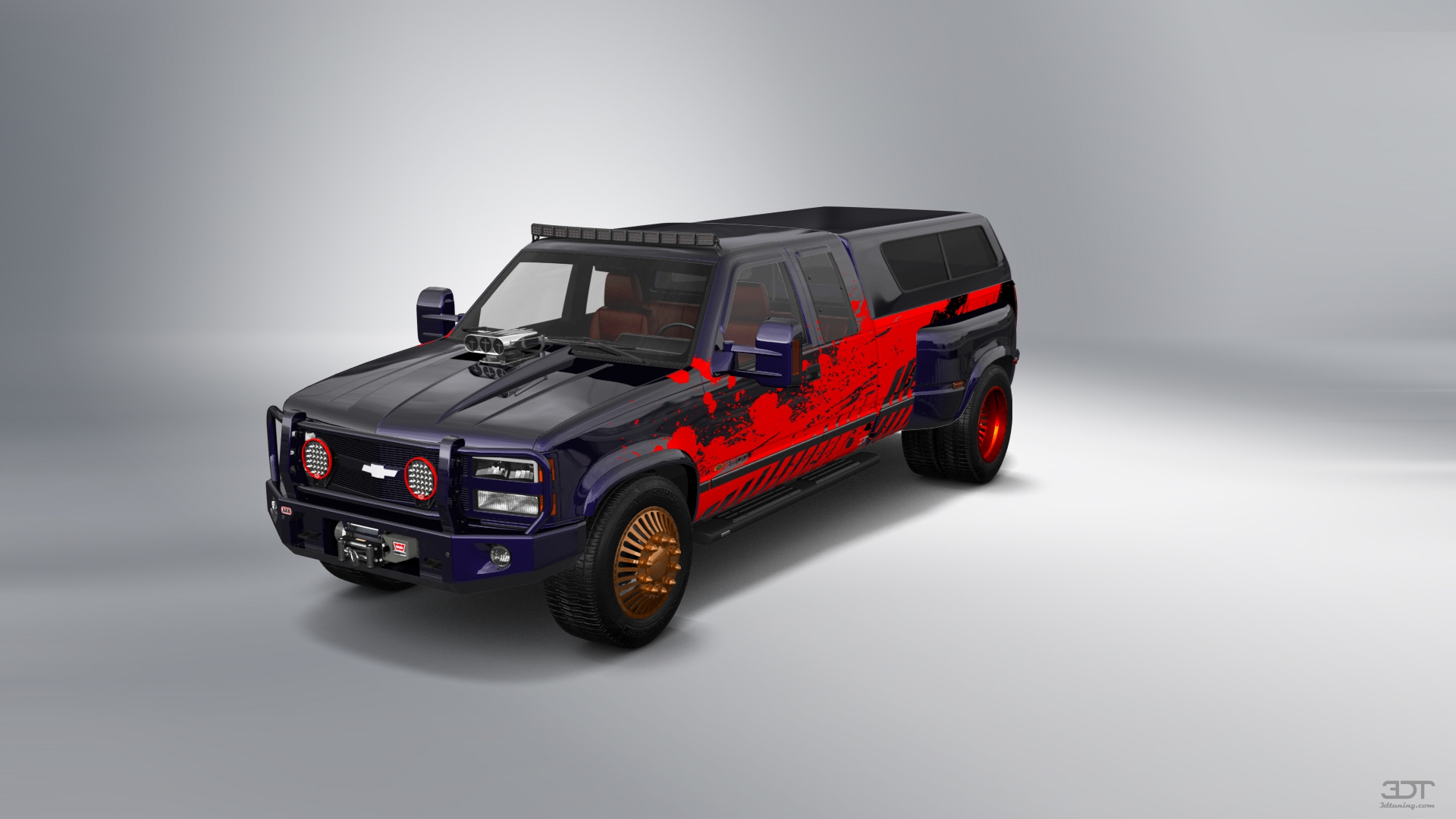 Chevrolet K3500 Extended Cab Pickup Truck 1988 tuning